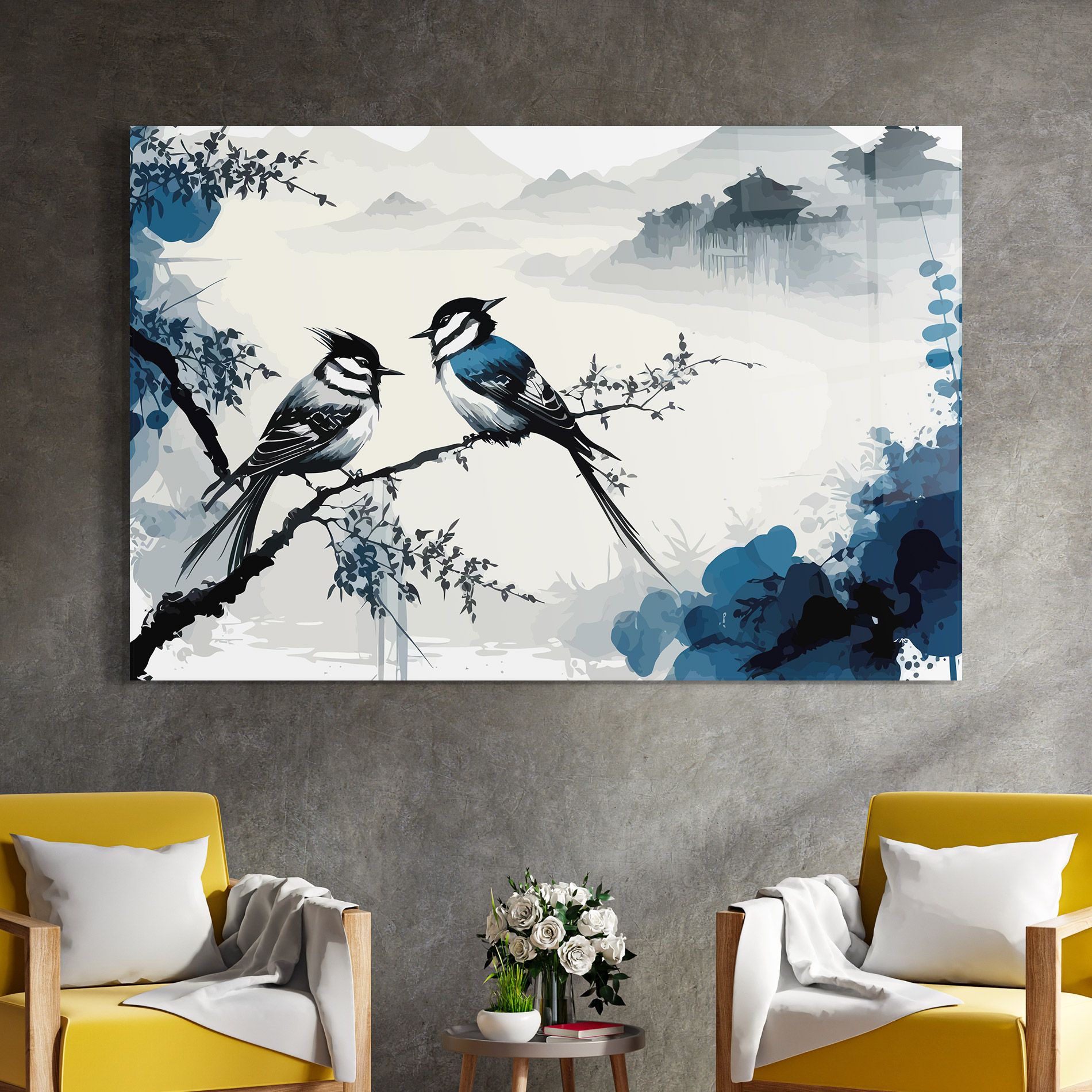 Asiatic Blue Bird mockup 4