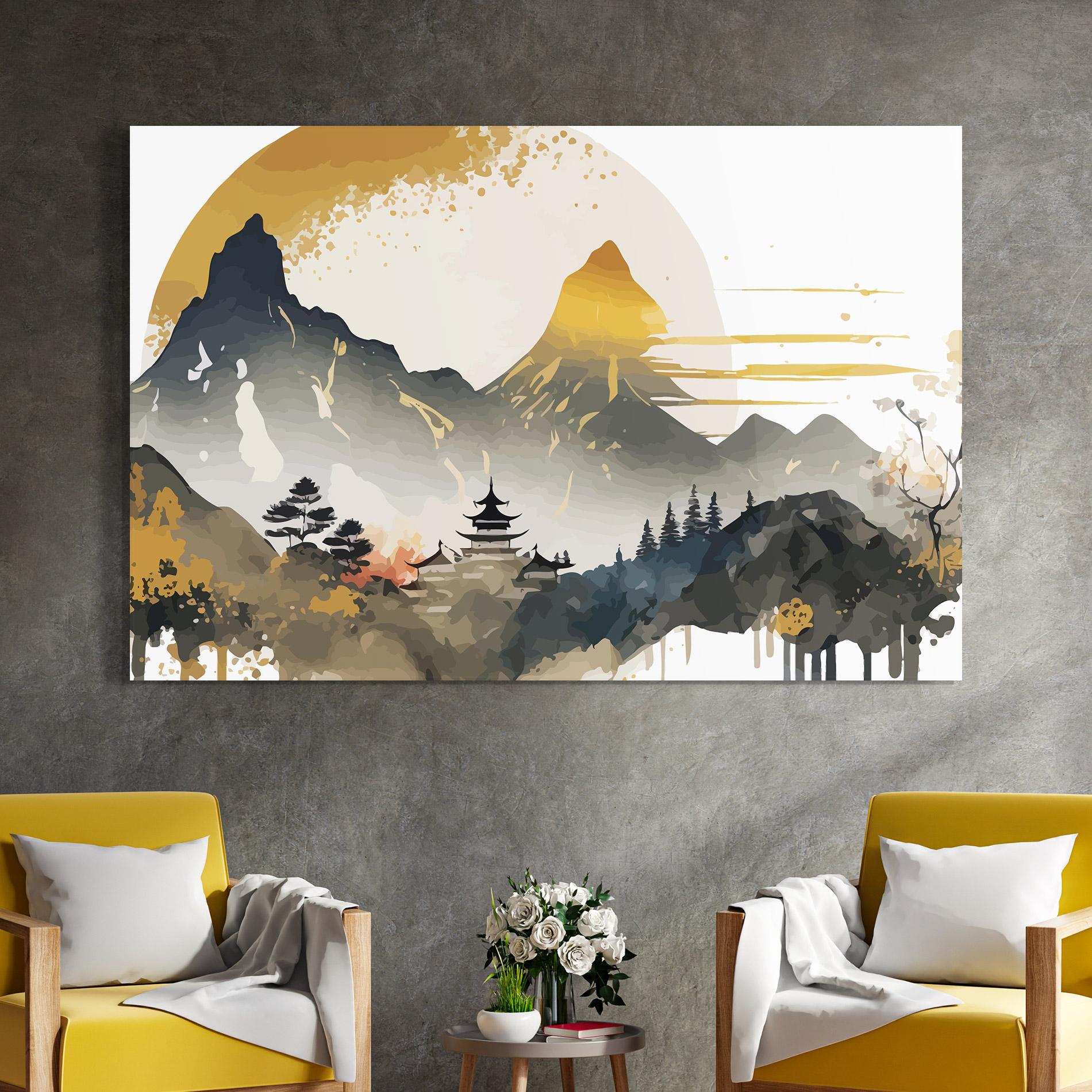 Üvegkép Asiatic Gold Cream mockup 4