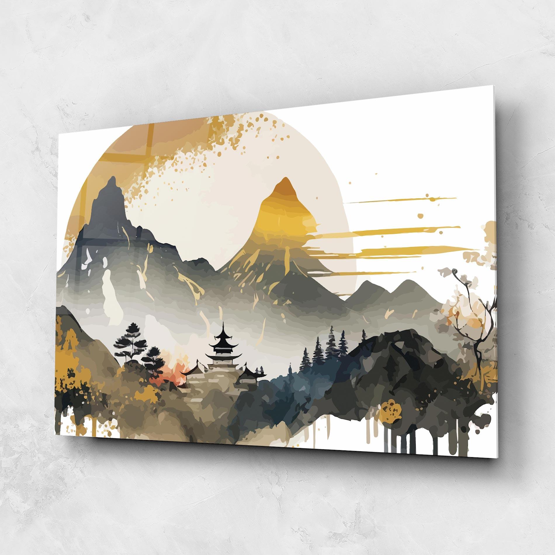 Üvegkép Asiatic Gold Cream mockup 1