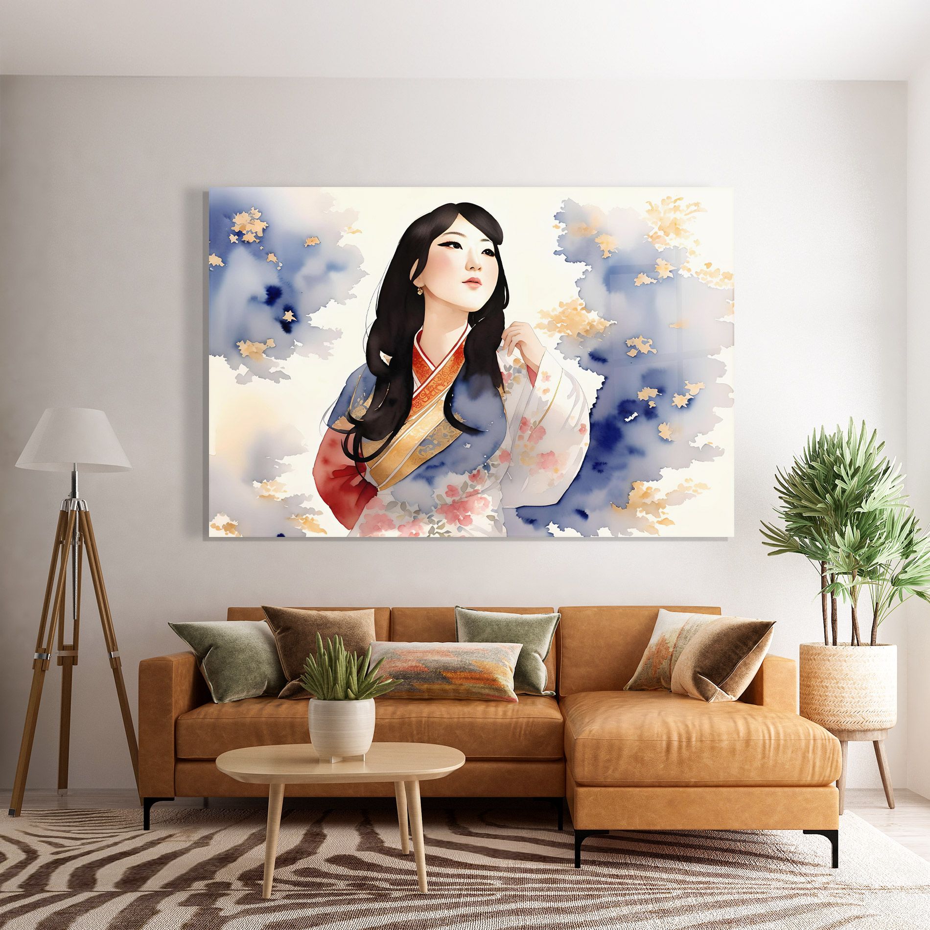 Asian Woman Dancing mockup 7