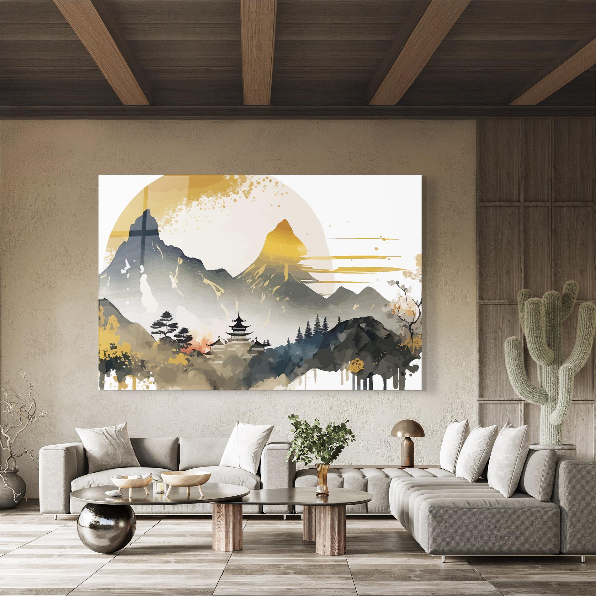 Üvegkép Asiatic Gold Cream mockup 8