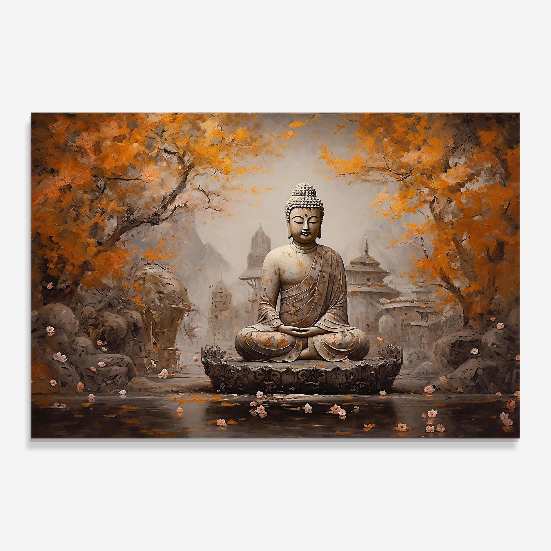 Üvegkép Beautiful Buddha Art mockup 0