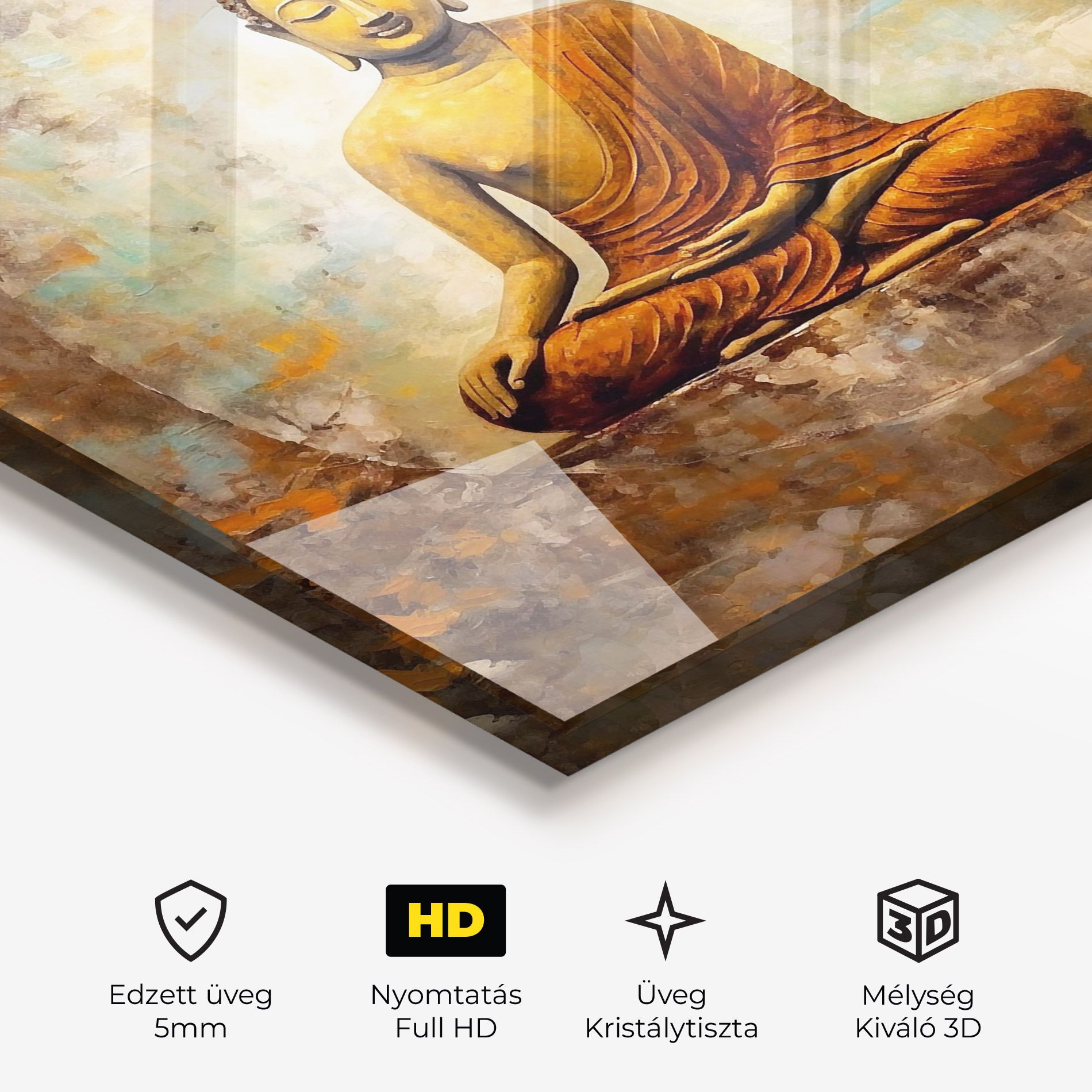 Blue Circle Buddha mockup 3