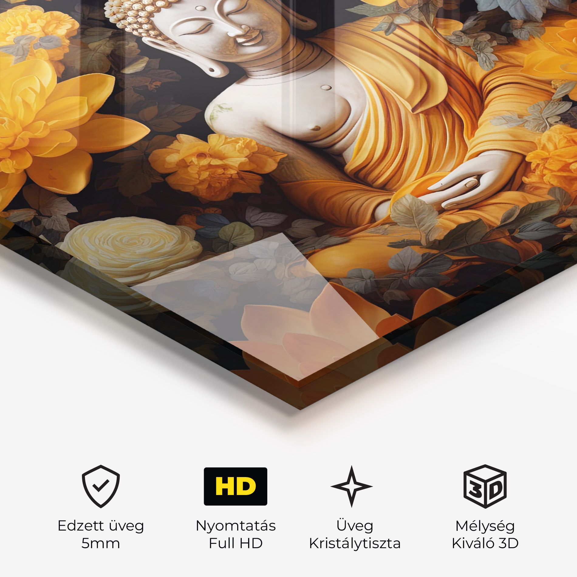 Buddha Big Flowers mockup 3