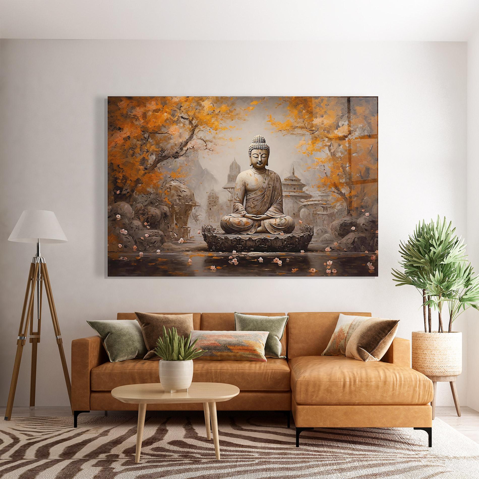 Üvegkép Beautiful Buddha Art mockup 7