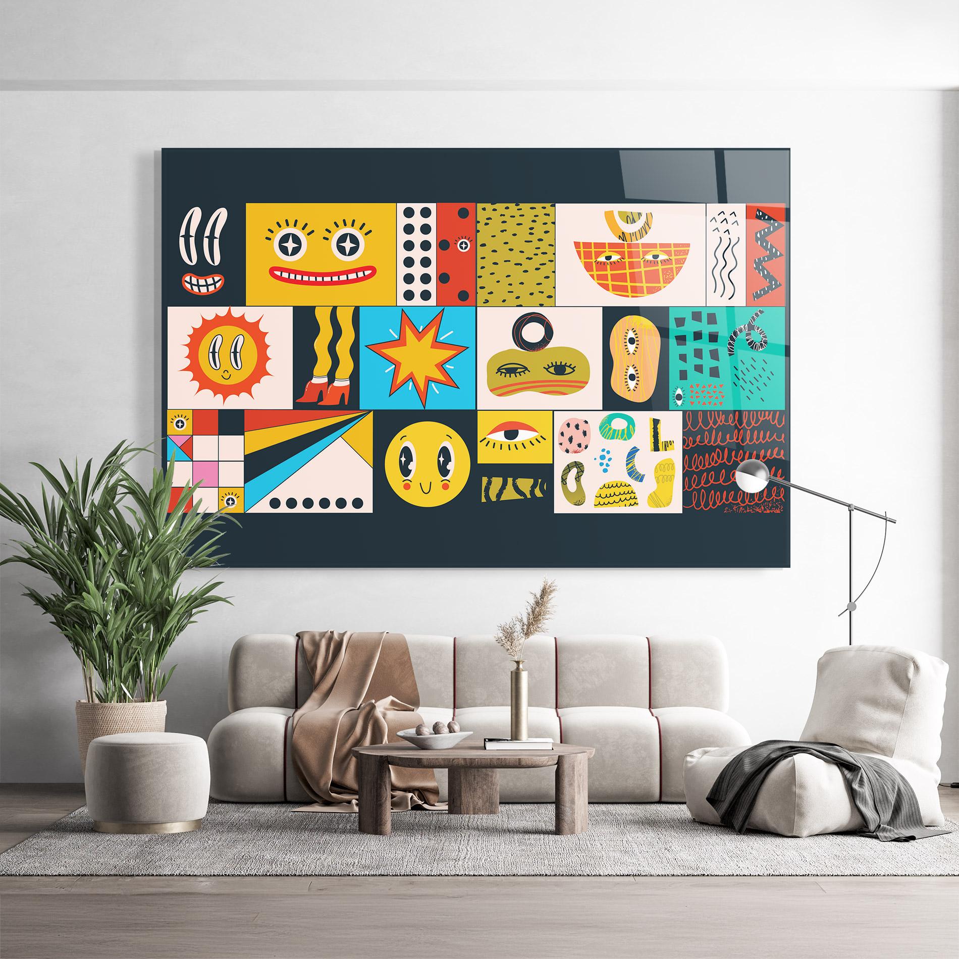 Üvegkép Cool Eye Shape mockup 9