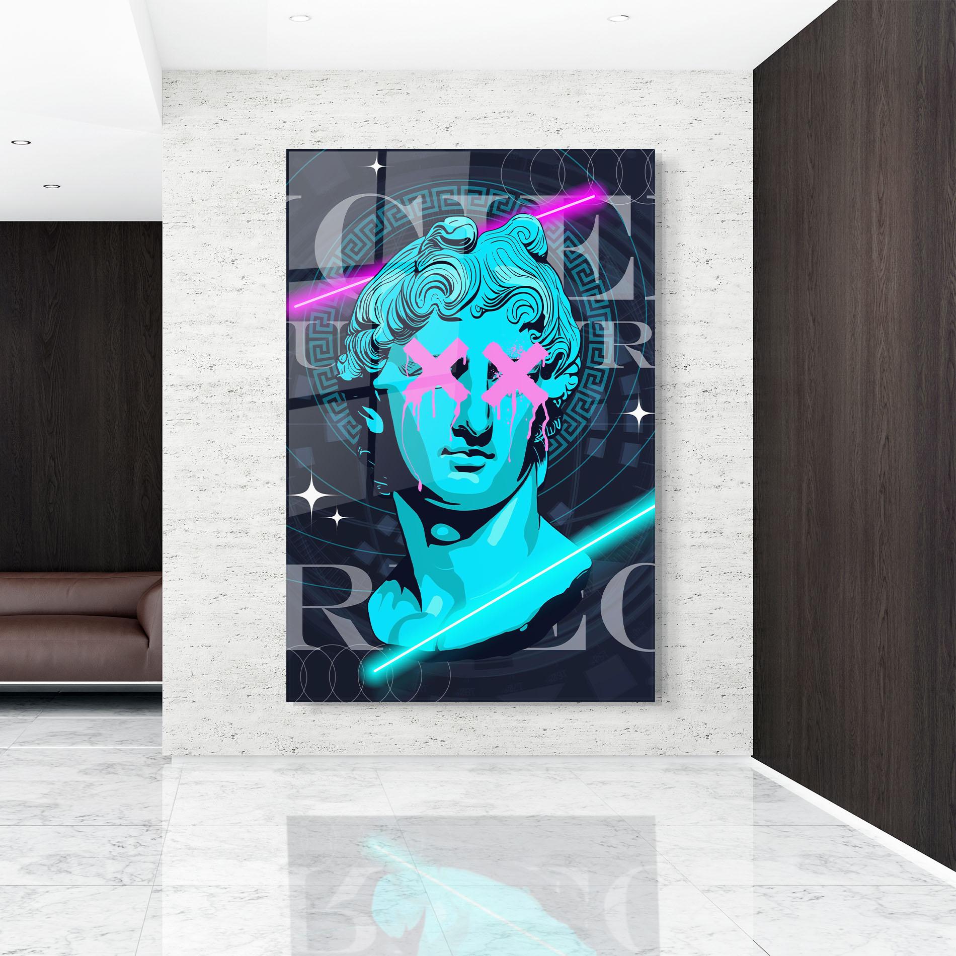 Üvegkép Sculptures mockup 9