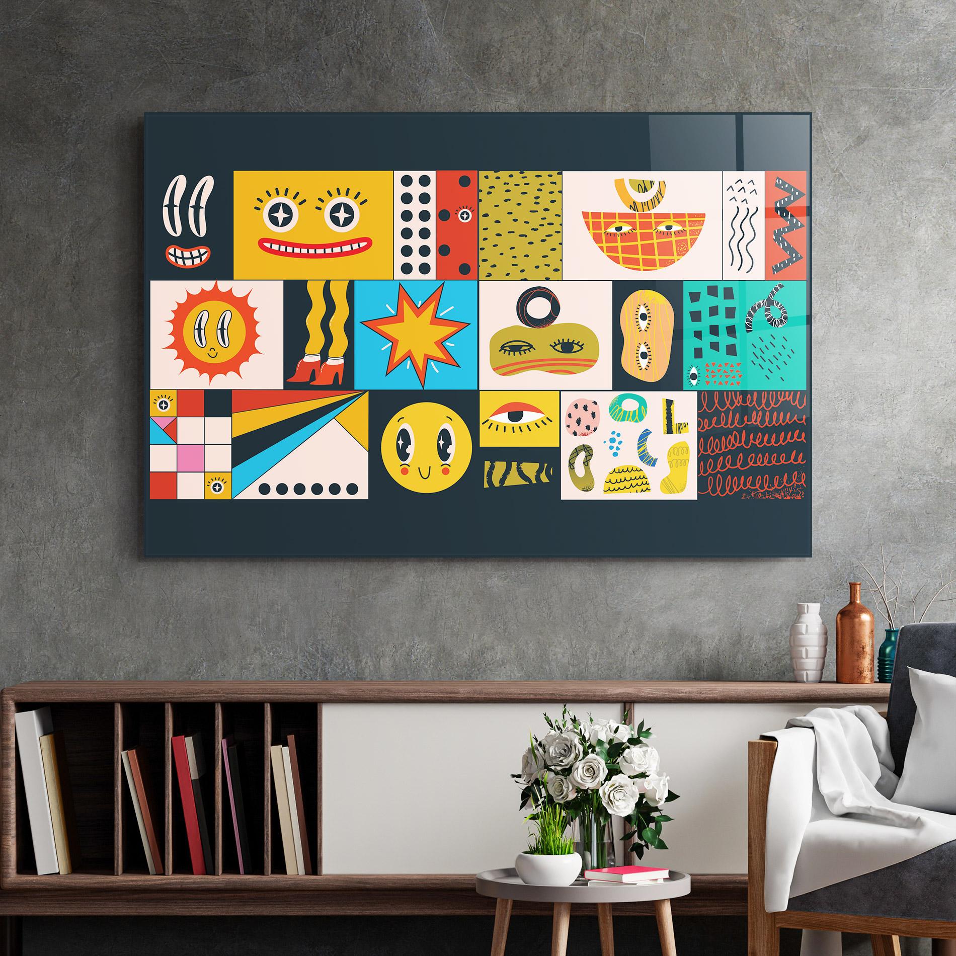 Üvegkép Cool Eye Shape mockup 2