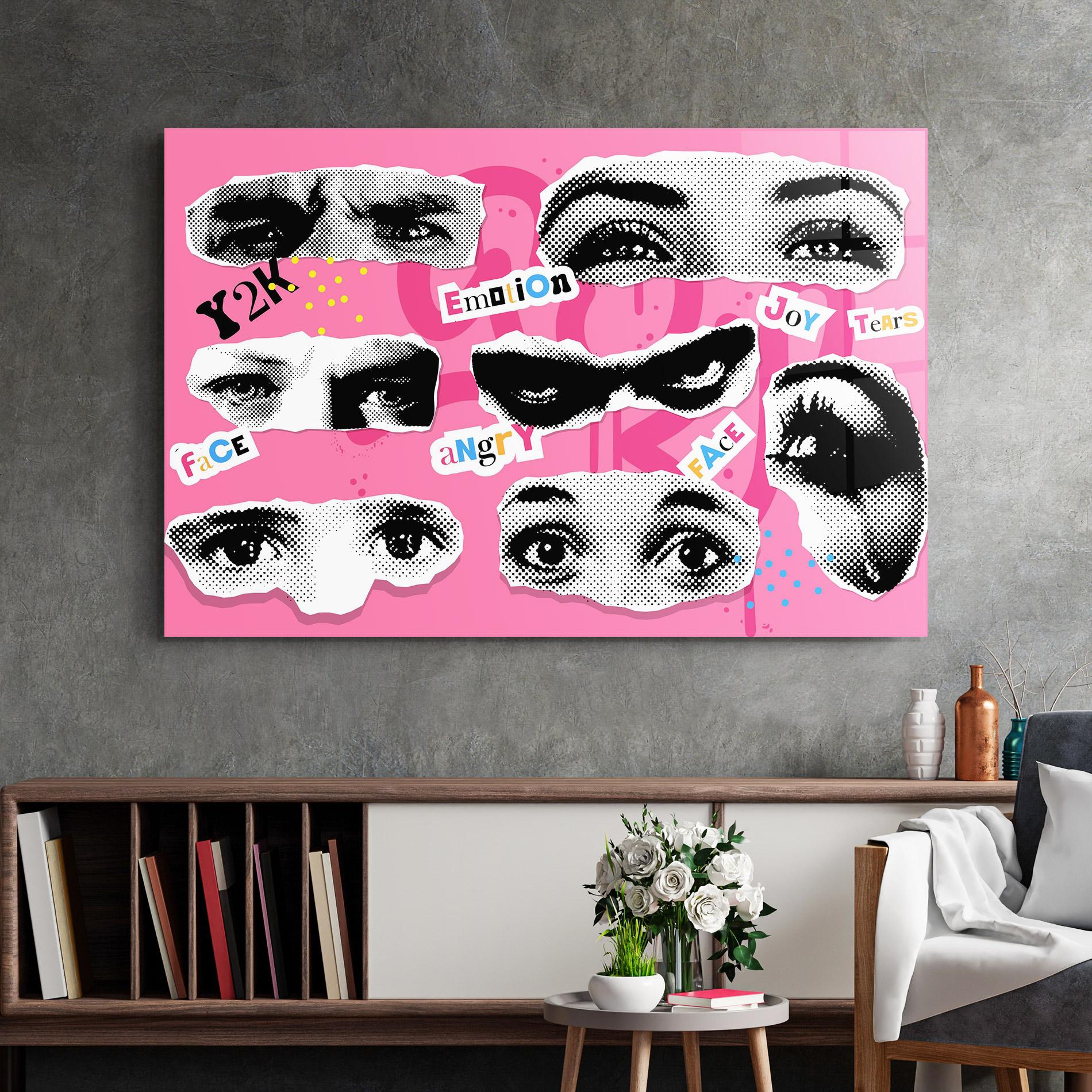 Üvegkép Eye Type mockup 2