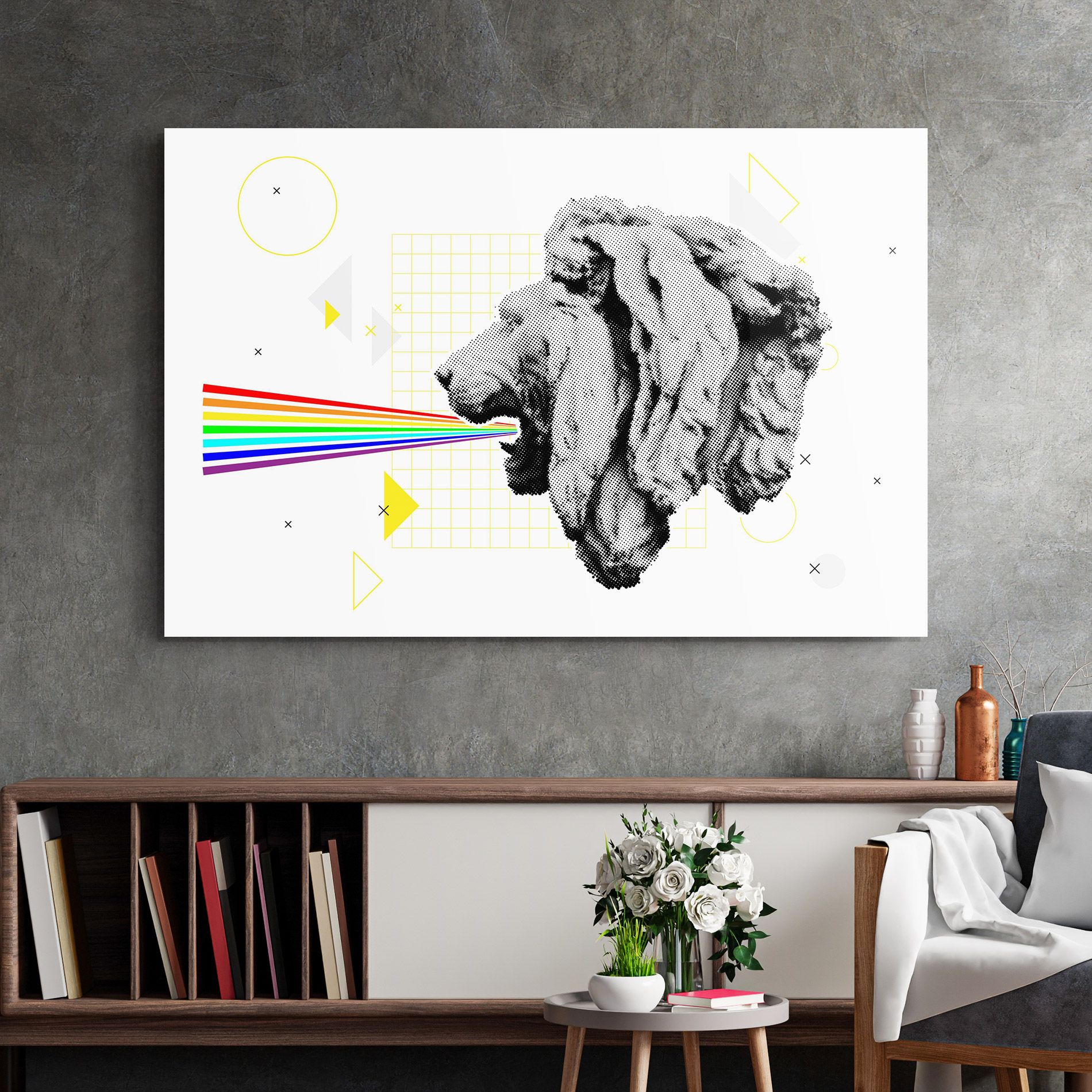 Lion Collage mockup 2