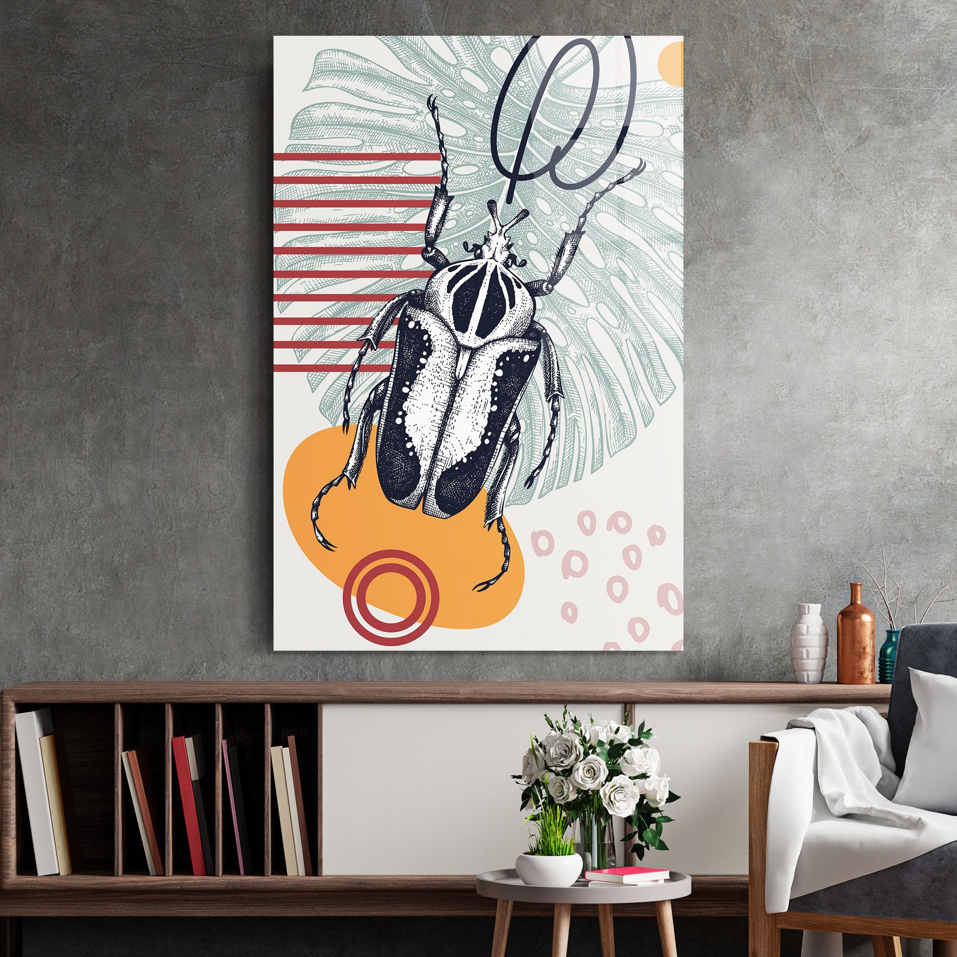 Insects Art Collage mockup 2
