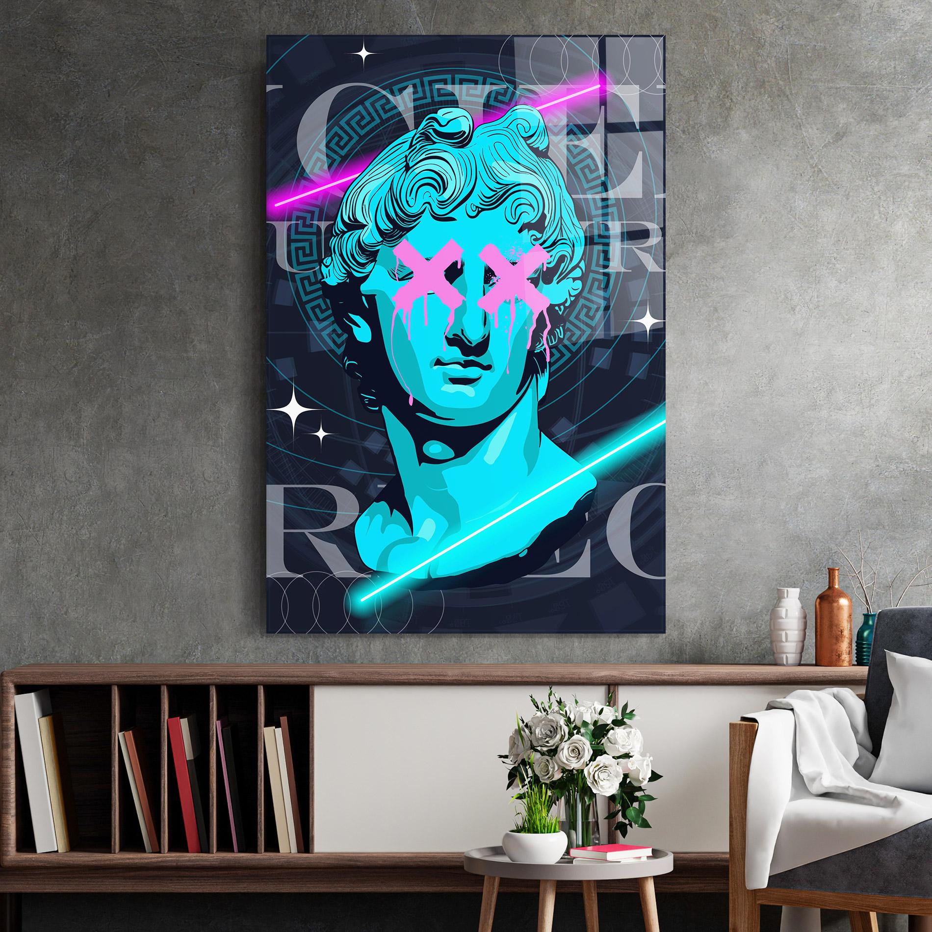 Üvegkép Sculptures mockup 2