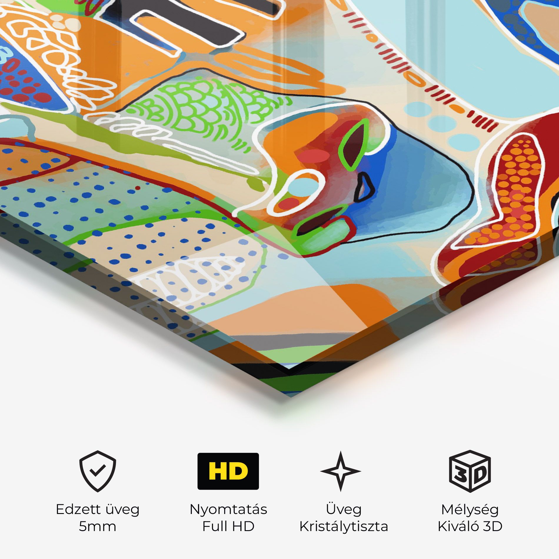 Abstract Face Art mockup 3