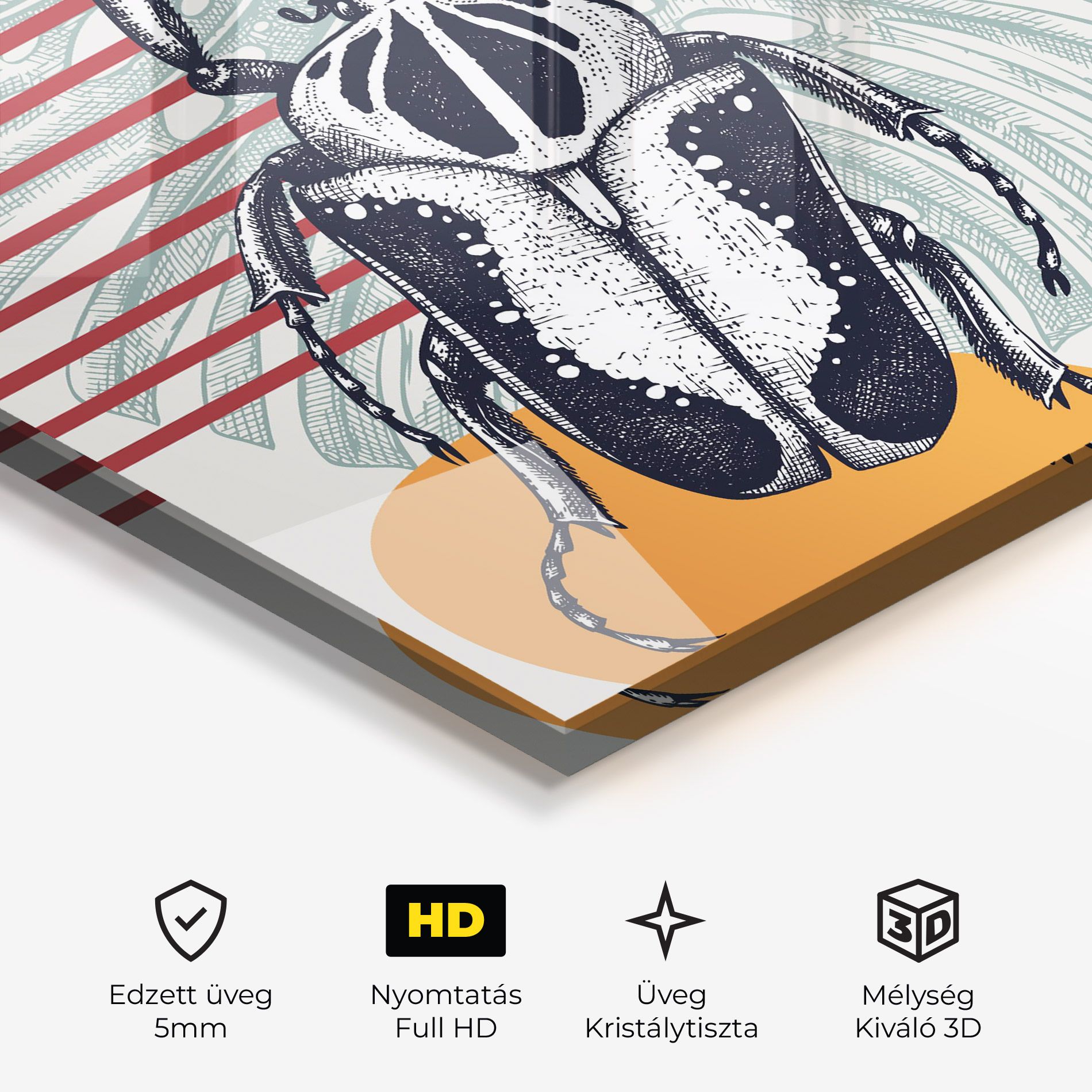 Insects Art Collage mockup 3