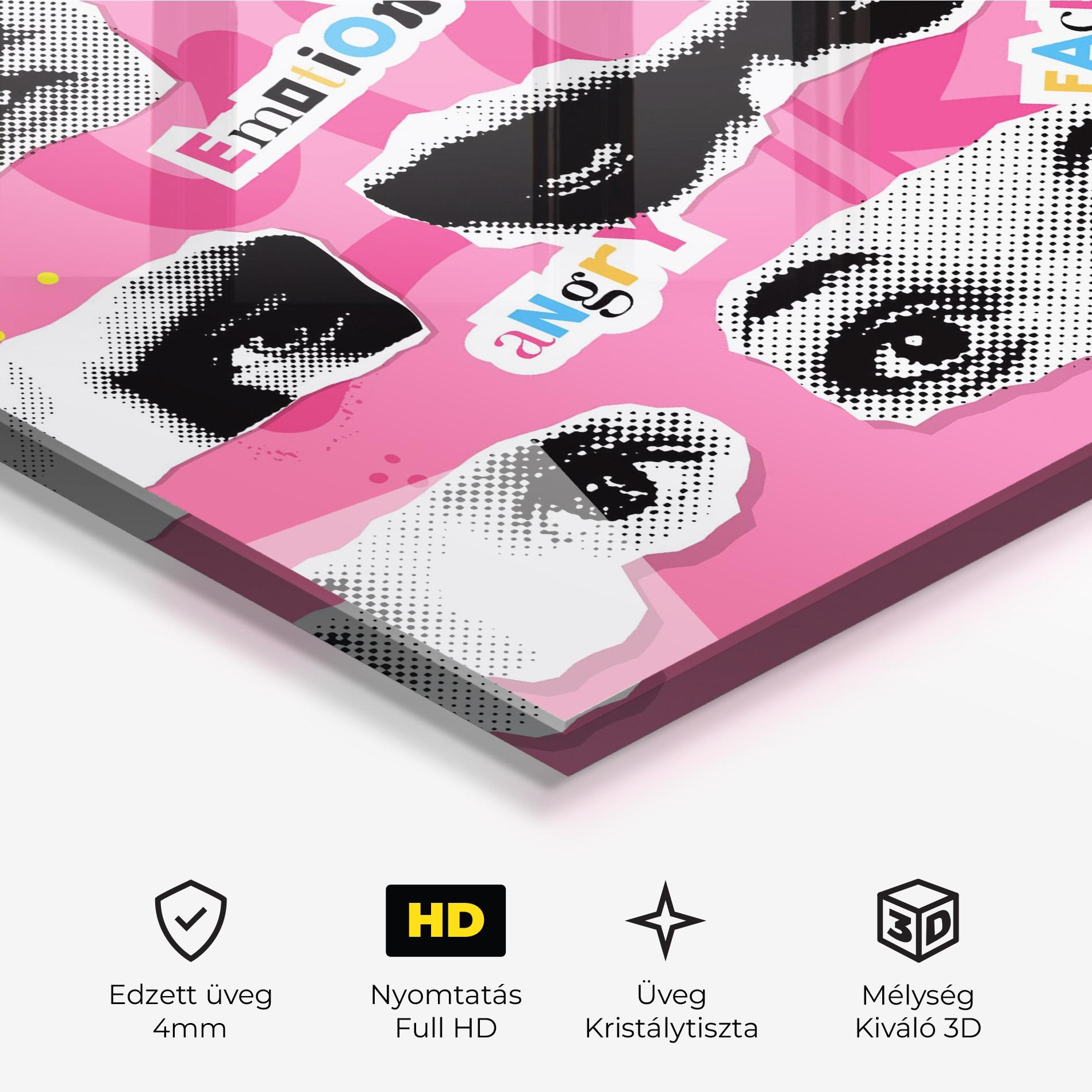 Üvegkép Eye Type mockup 3