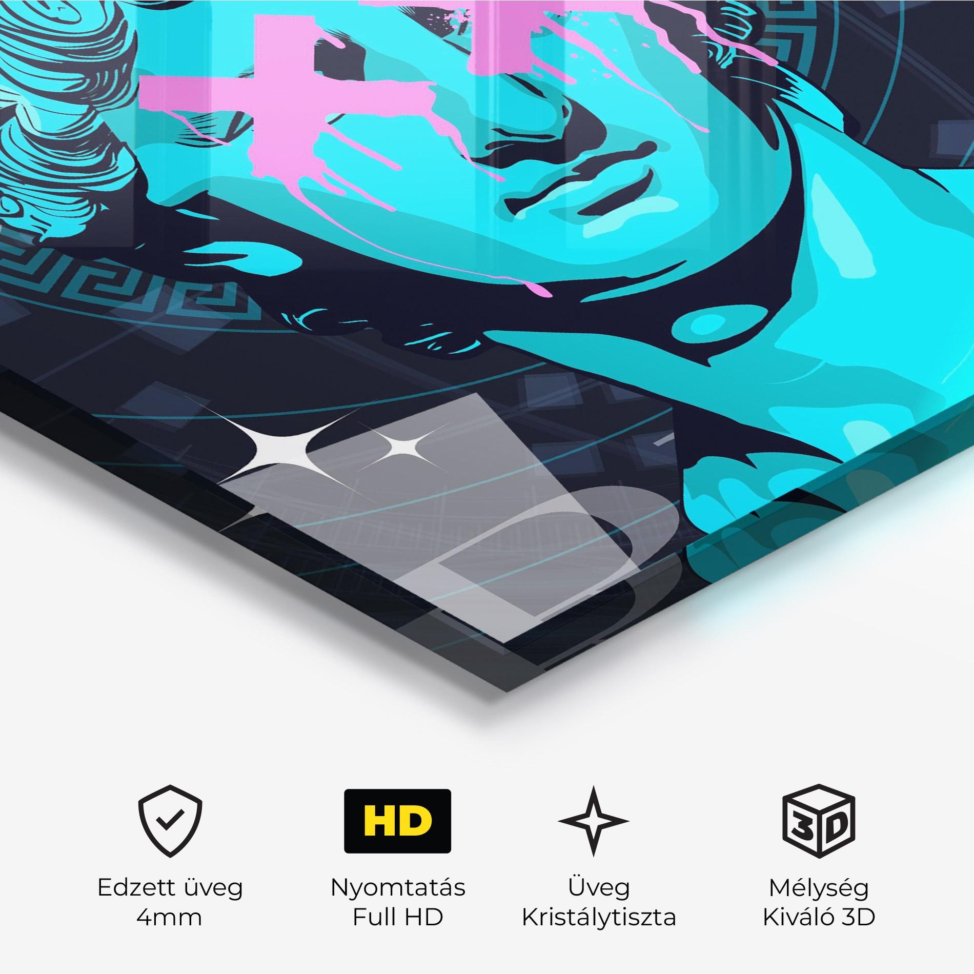 Üvegkép Sculptures mockup 3