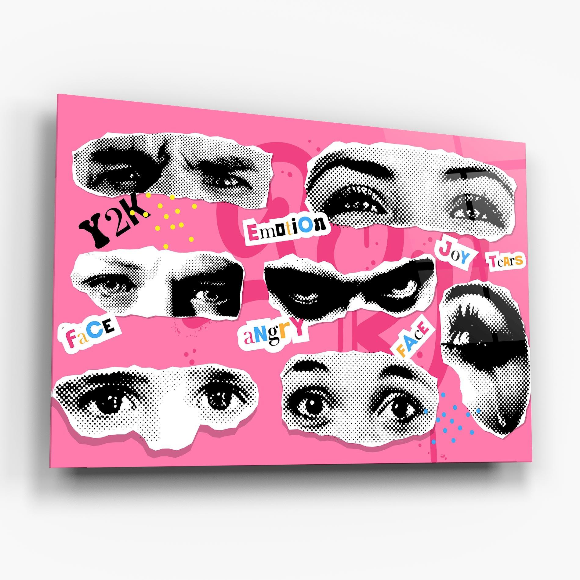 Üvegkép Eye Type mockup 6