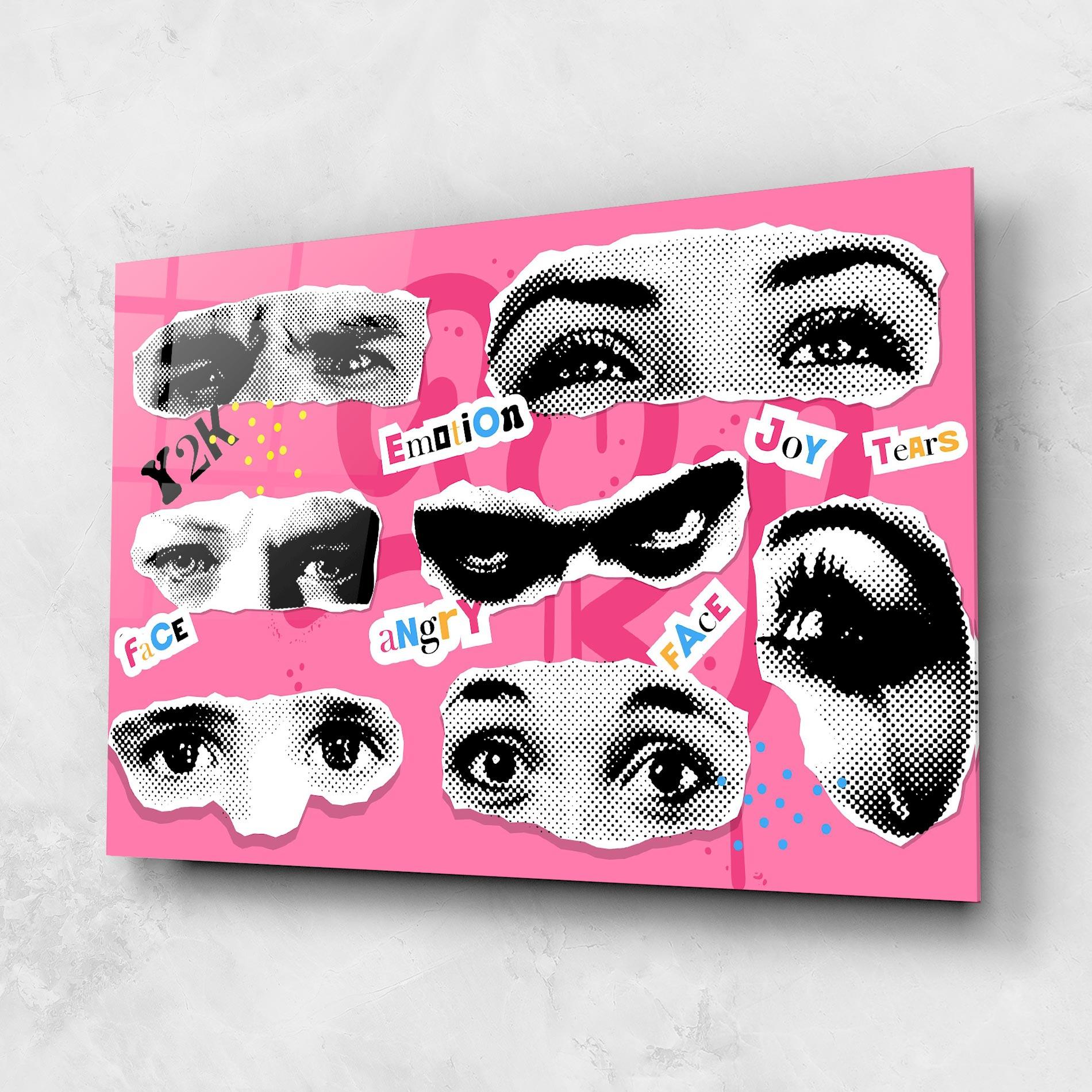 Üvegkép Eye Type mockup 1