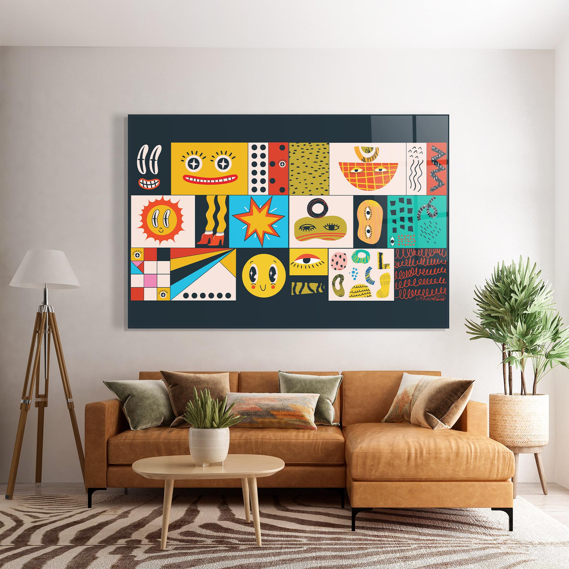 Üvegkép Cool Eye Shape mockup 7