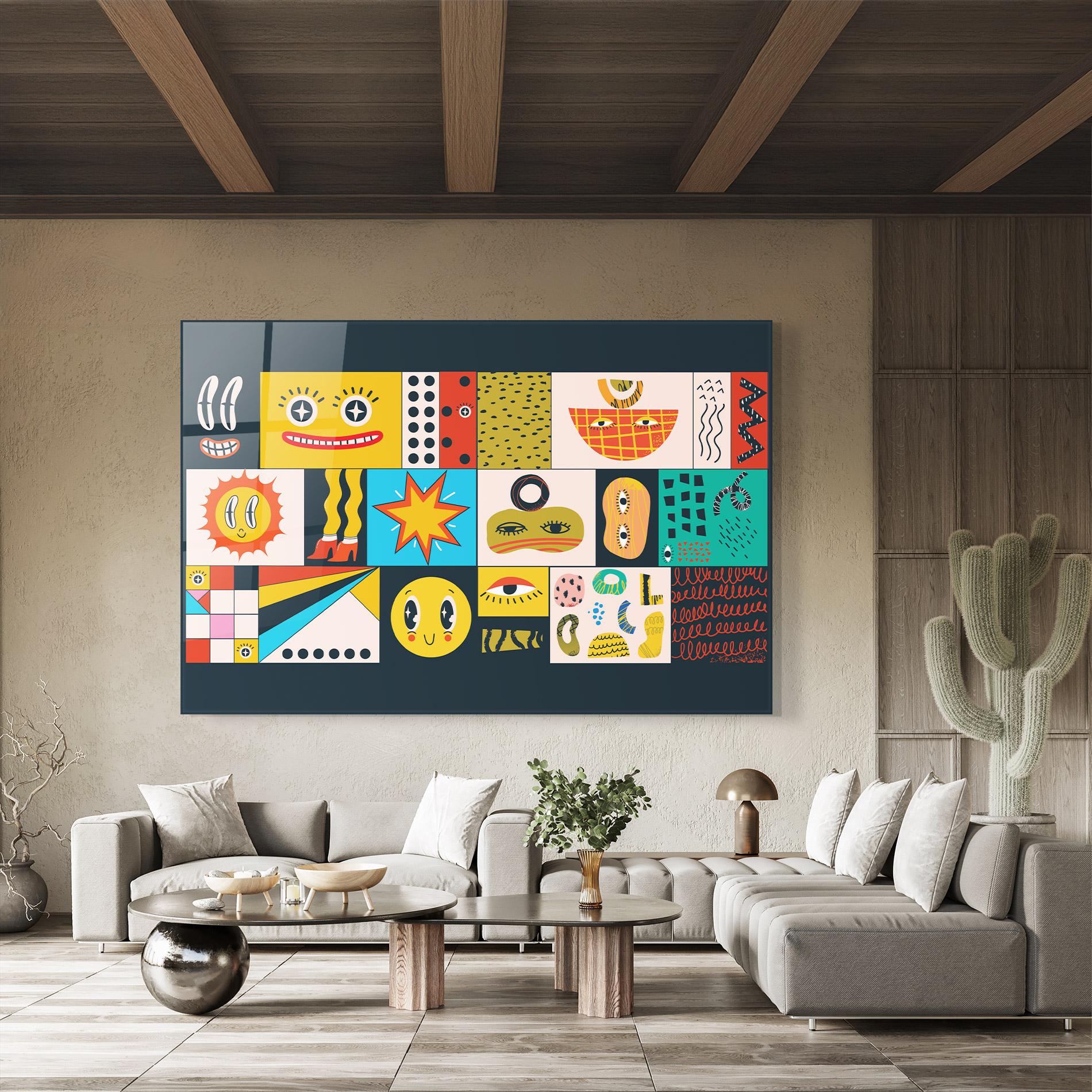 Üvegkép Cool Eye Shape mockup 8