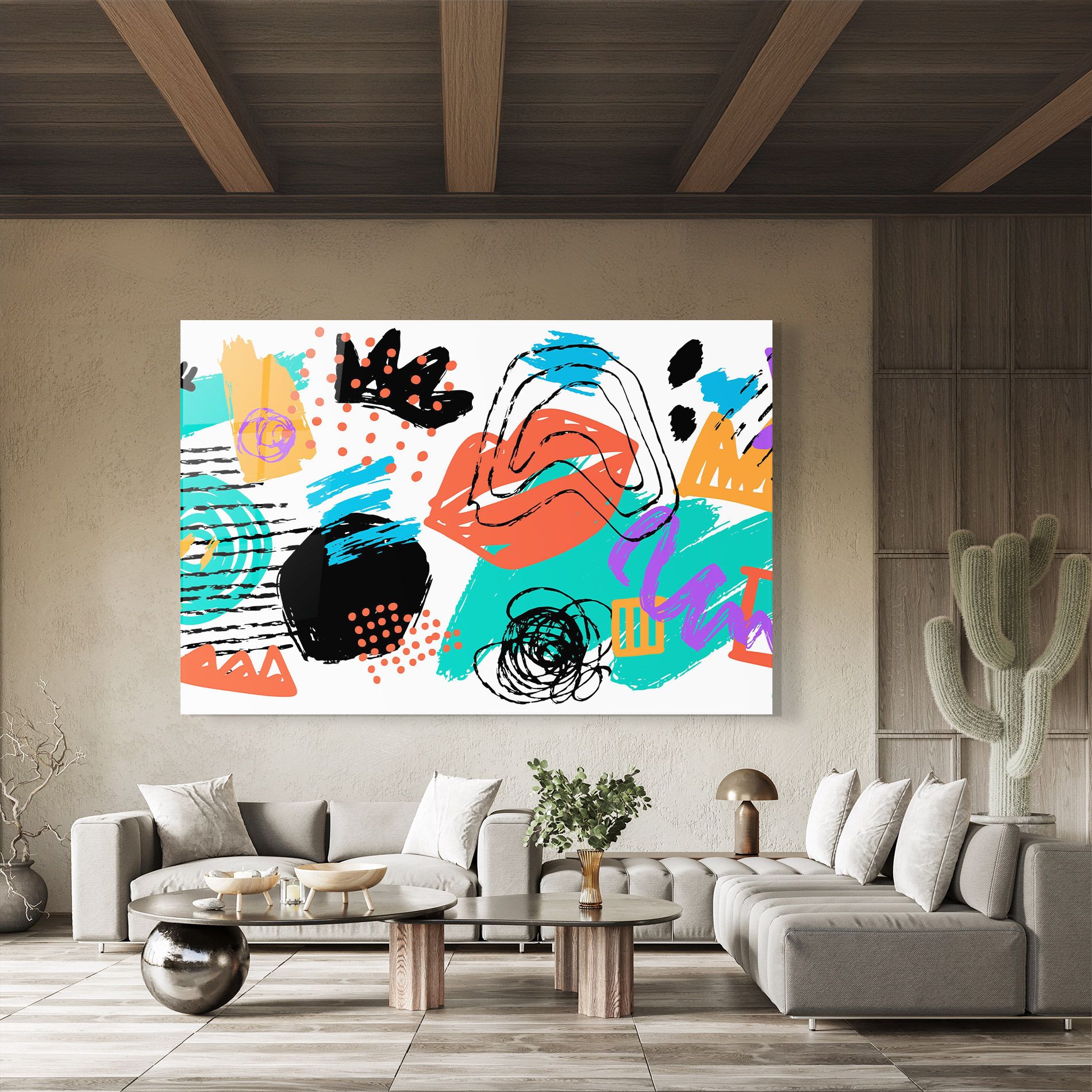 Drawing Collage Art mockup 8