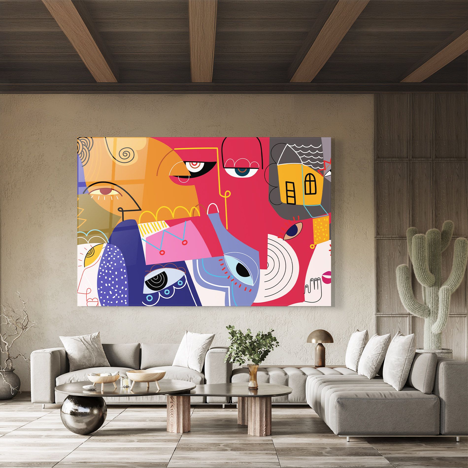 Line Eye Family mockup 8