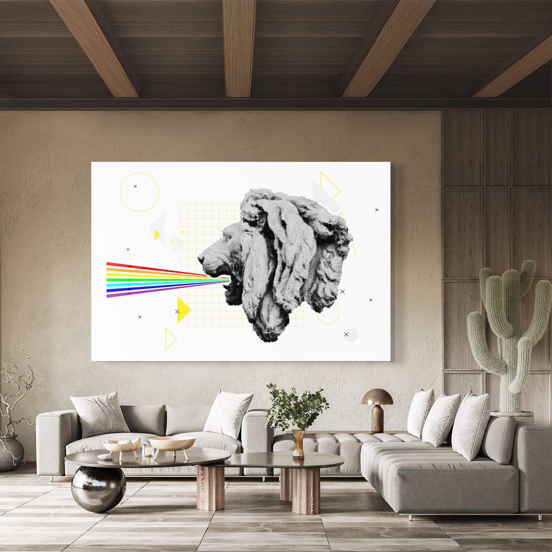 Lion Collage mockup 8