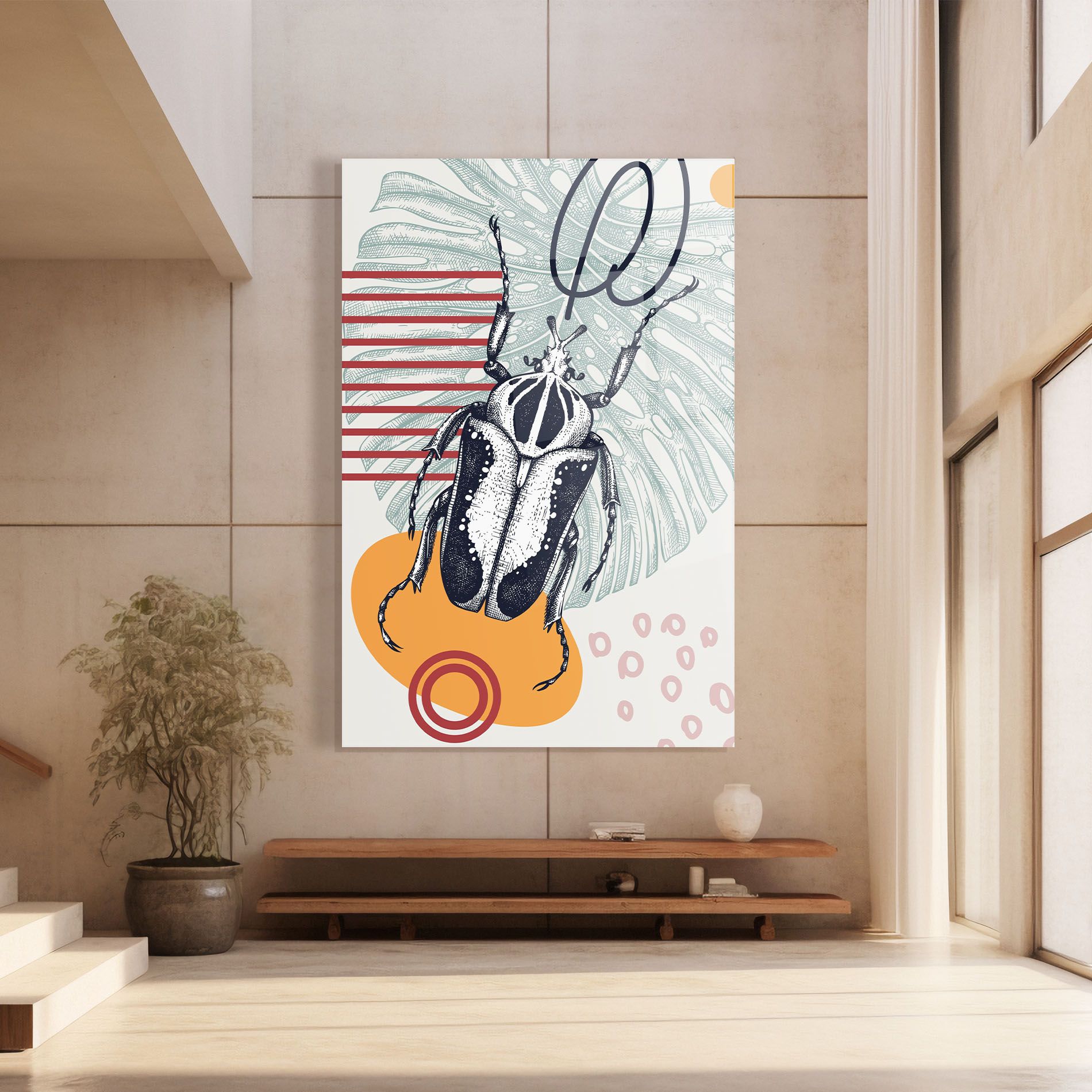 Insects Art Collage mockup 8