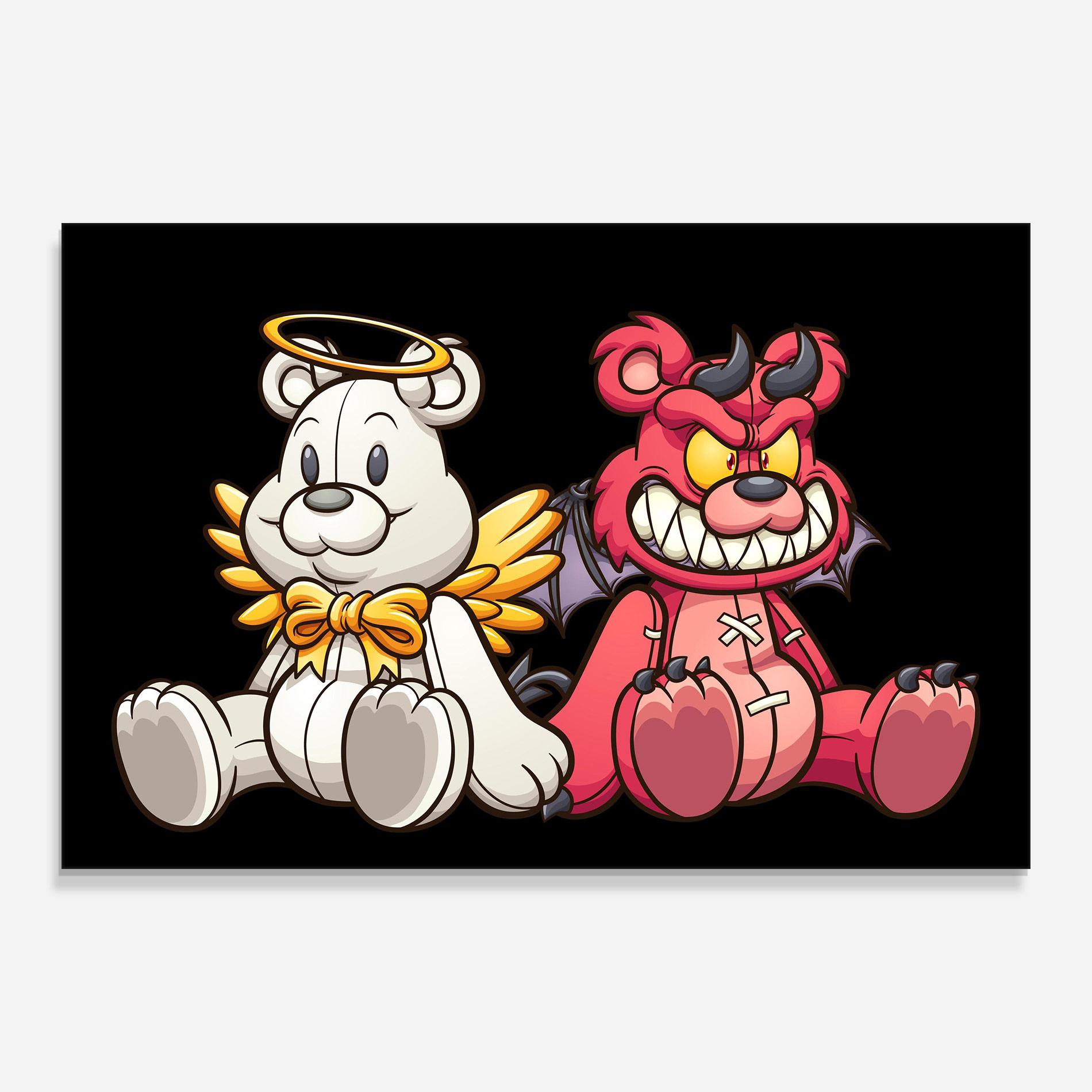 Üvegkép Angel Bear mockup 0