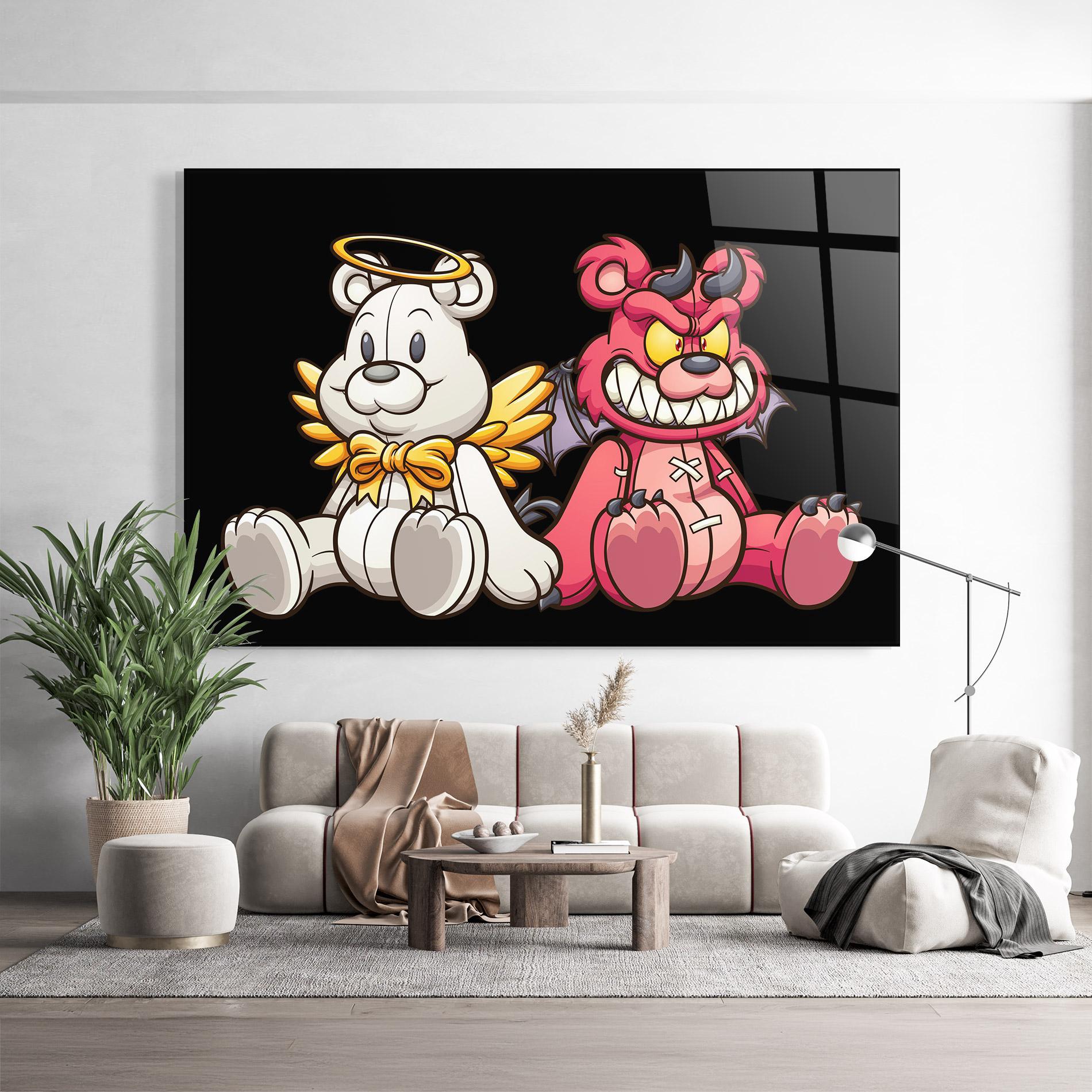 Üvegkép Angel Bear mockup 9