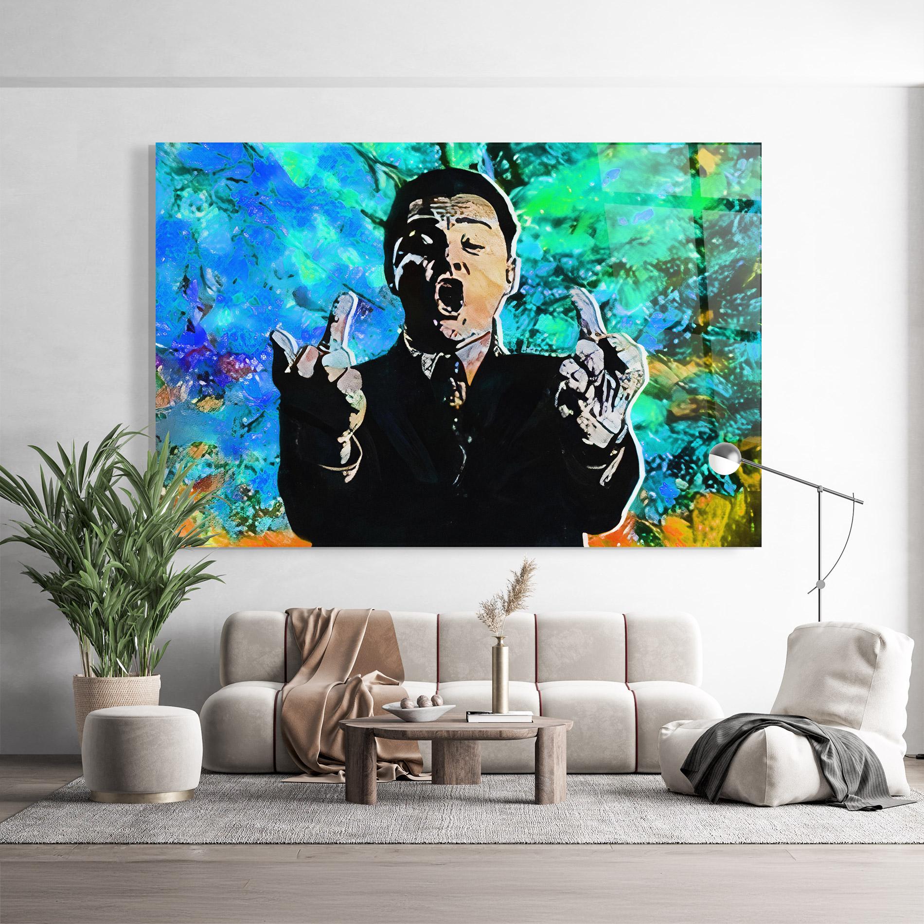 Üvegkép Flip The Bird mockup 9