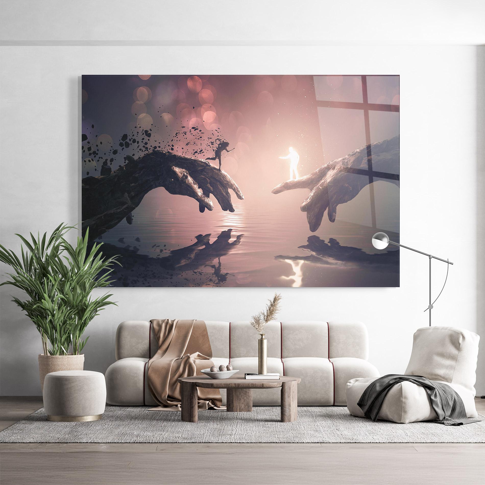 Üvegkép Life Story mockup 9