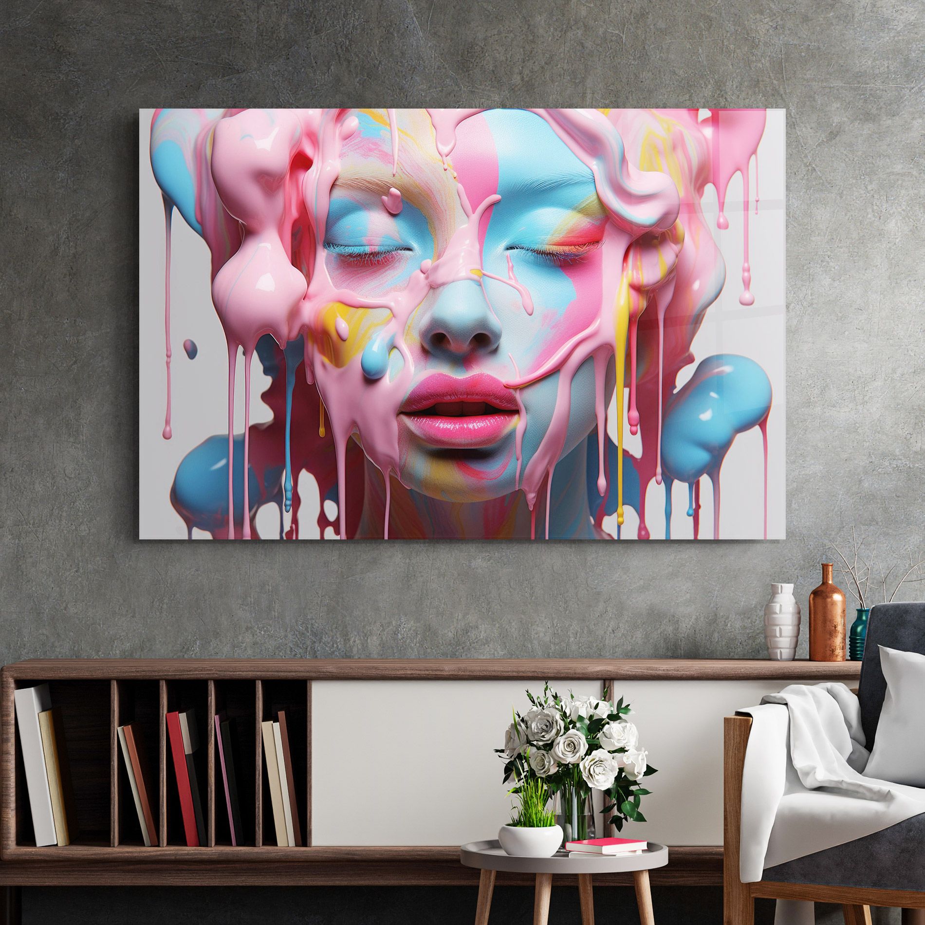 Colorful Face Paint mockup 2