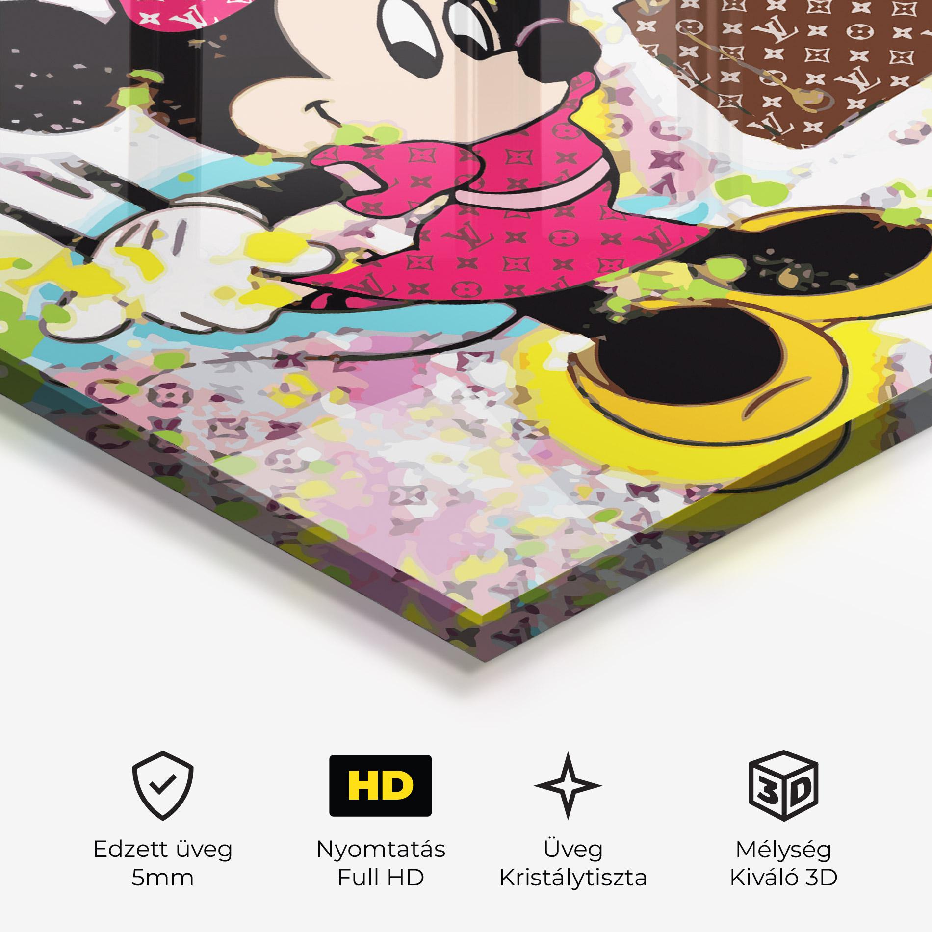 Üvegkép Minnie Comes Back In Fashion mockup 3