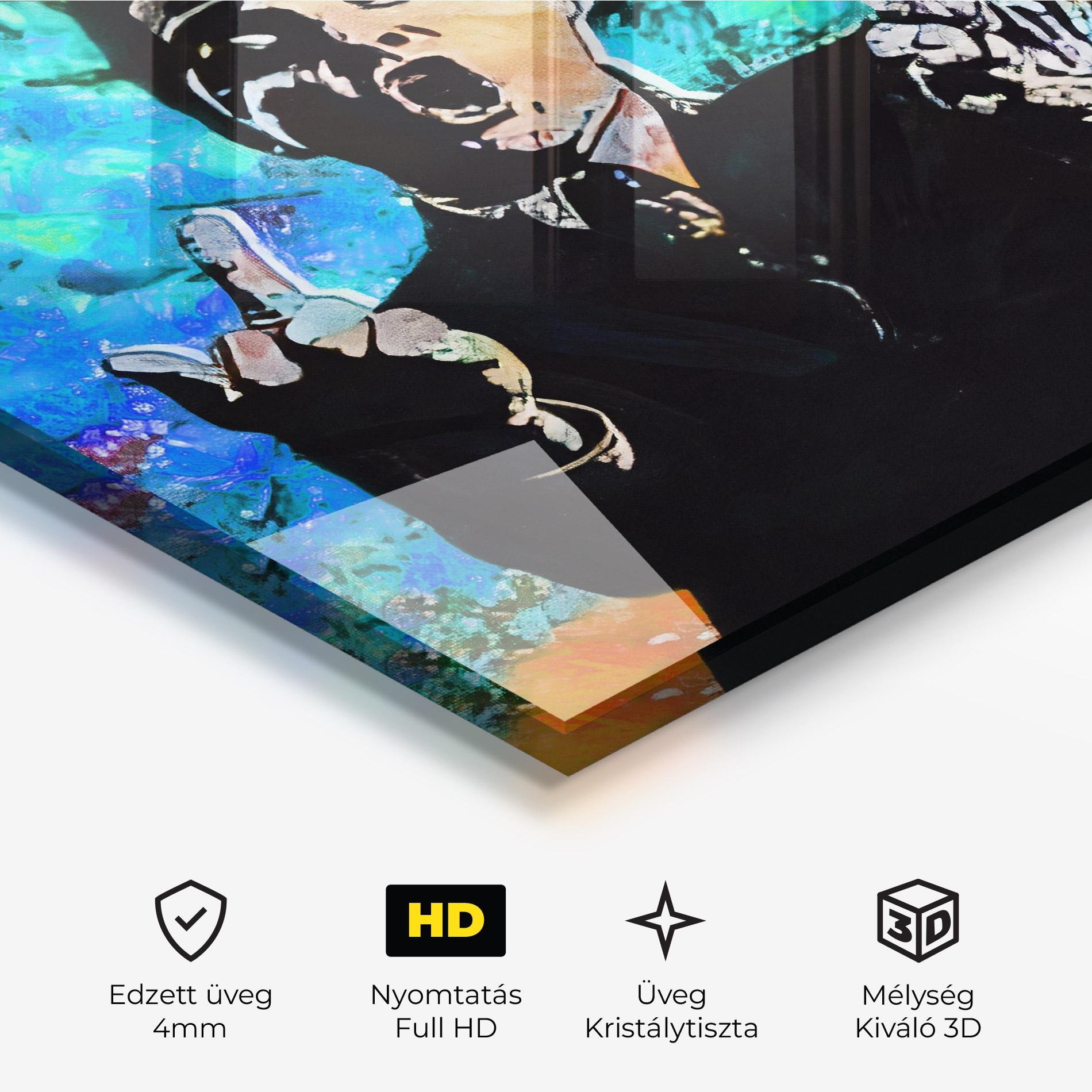 Üvegkép Flip The Bird mockup 3