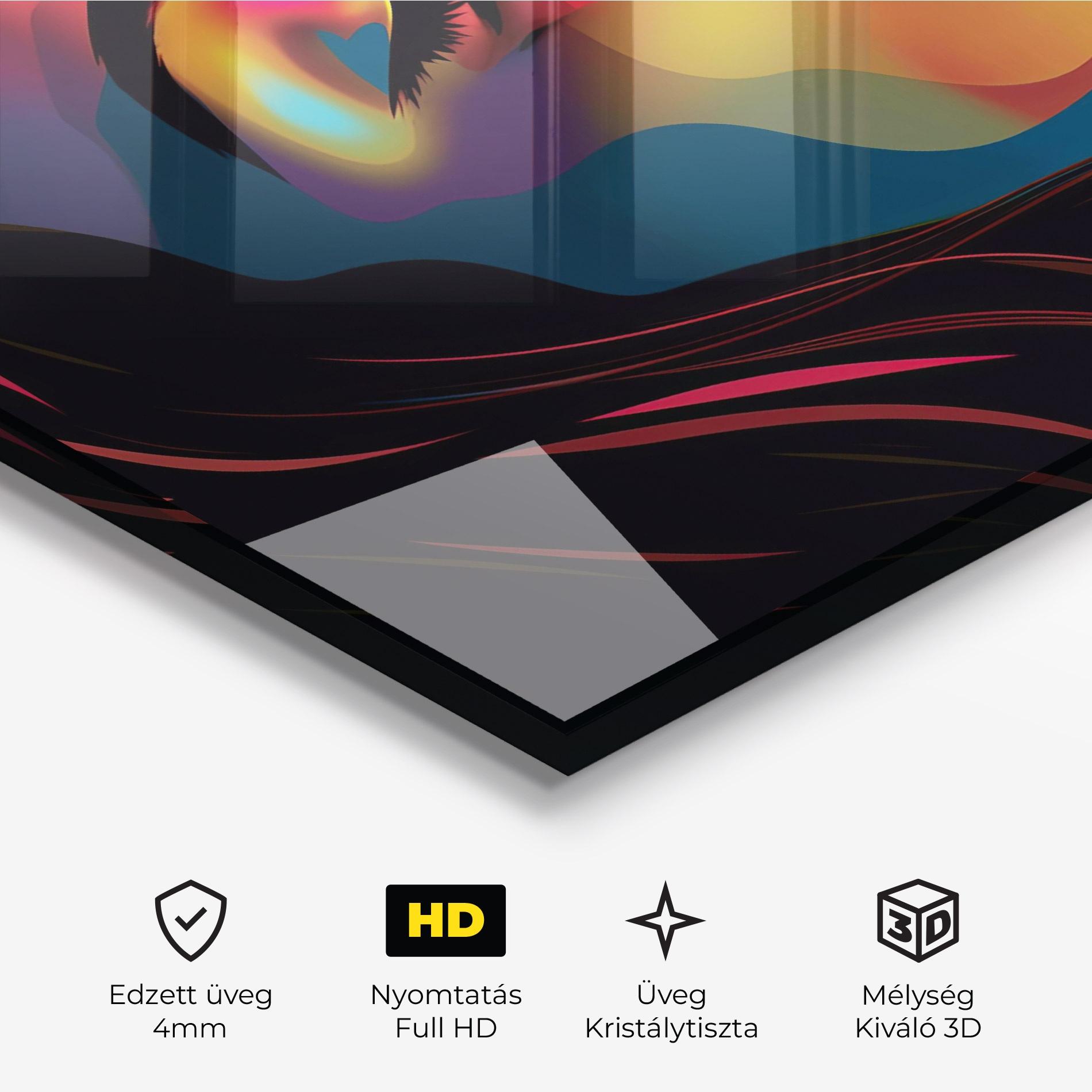 Üvegkép Graphical Profile mockup 3