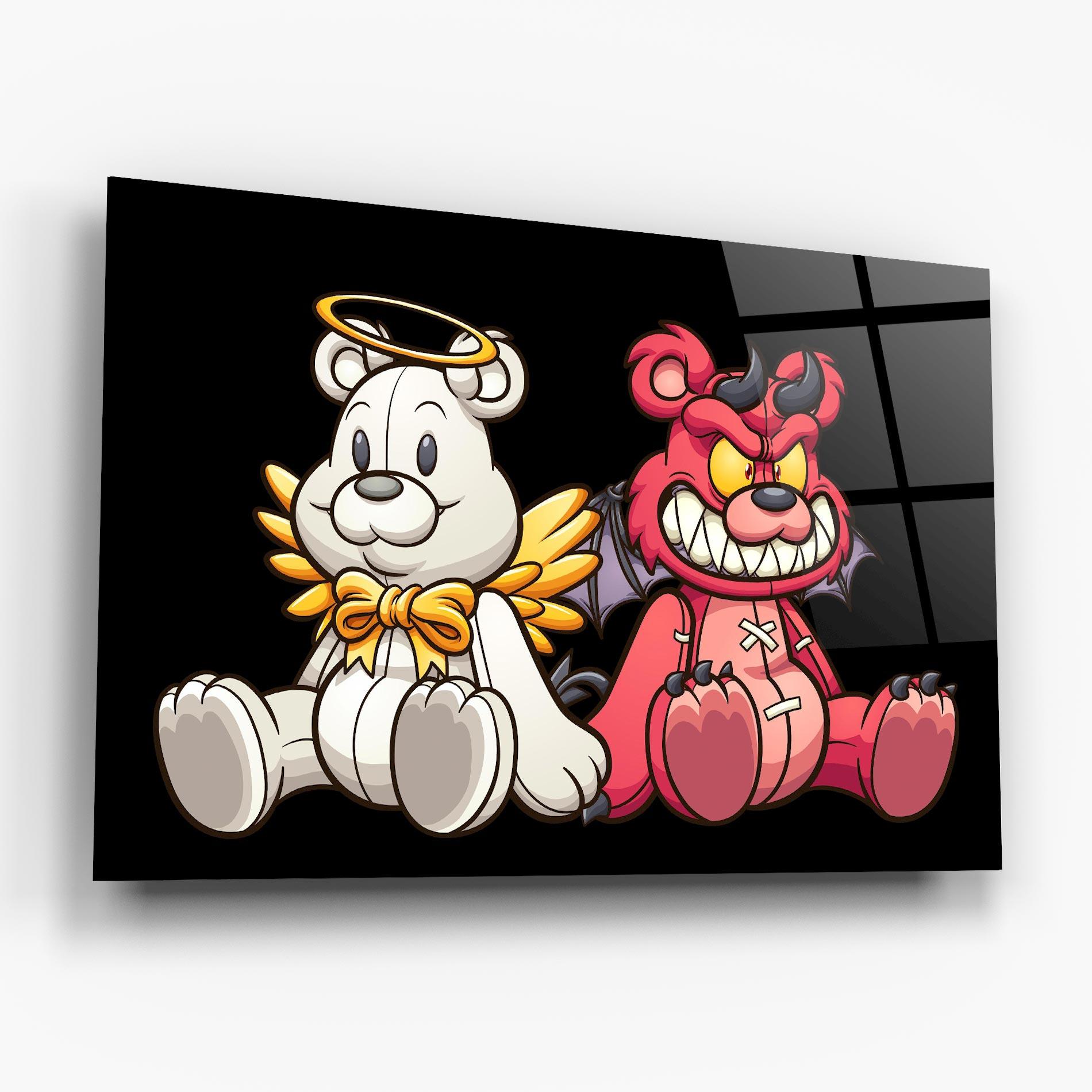 Üvegkép Angel Bear mockup 6