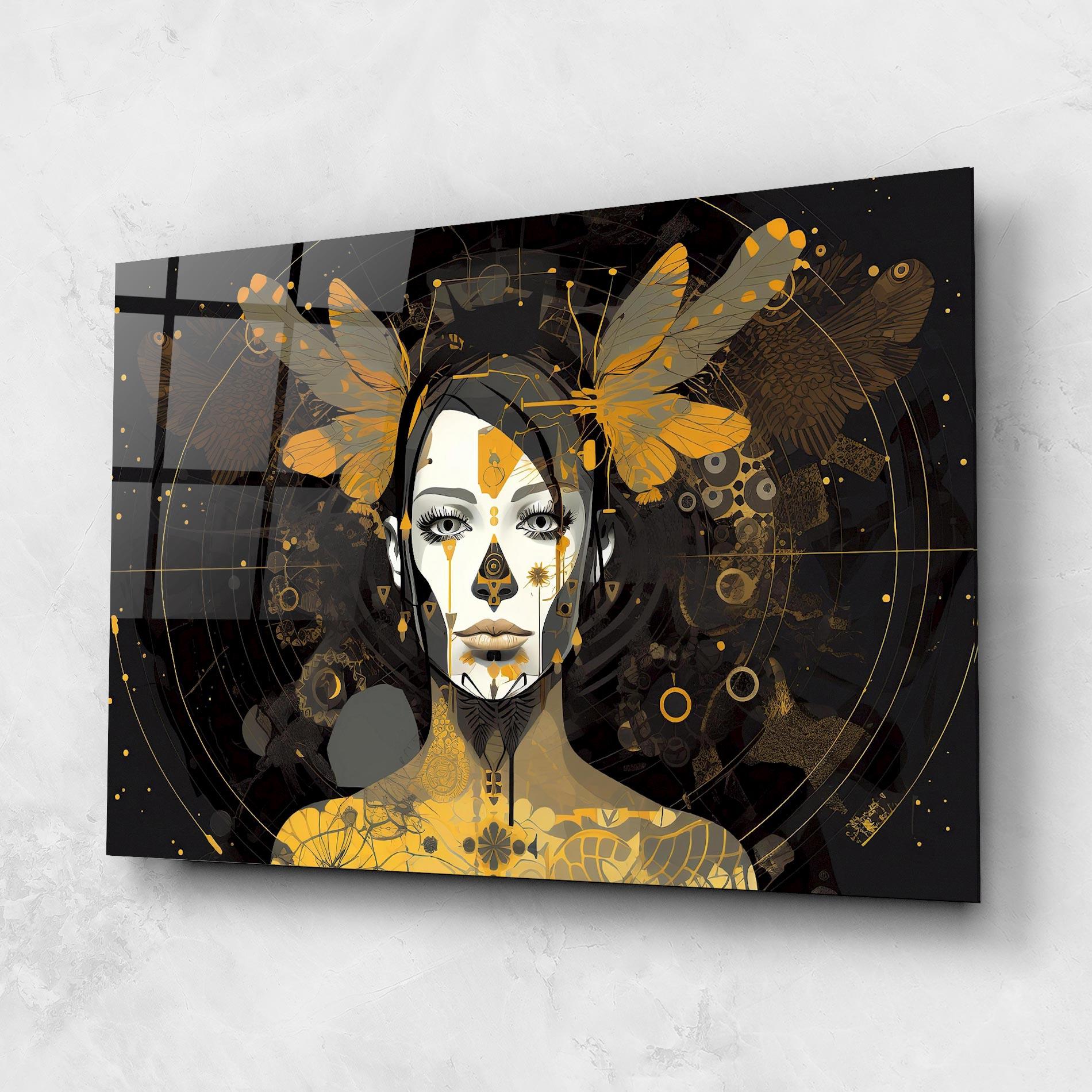 Üvegkép Colorful Graphical Artwork mockup 1