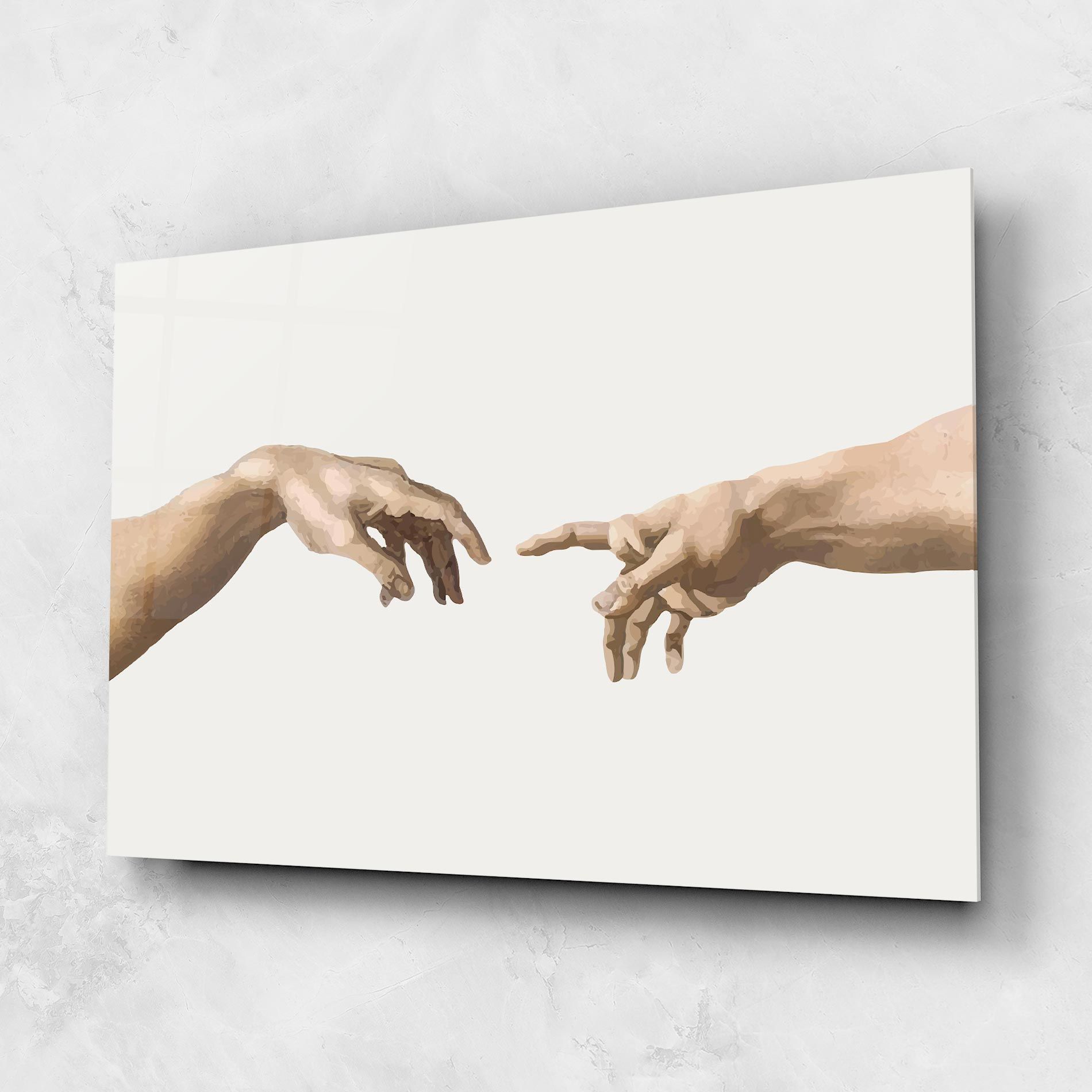 Cream Hands Art mockup 1
