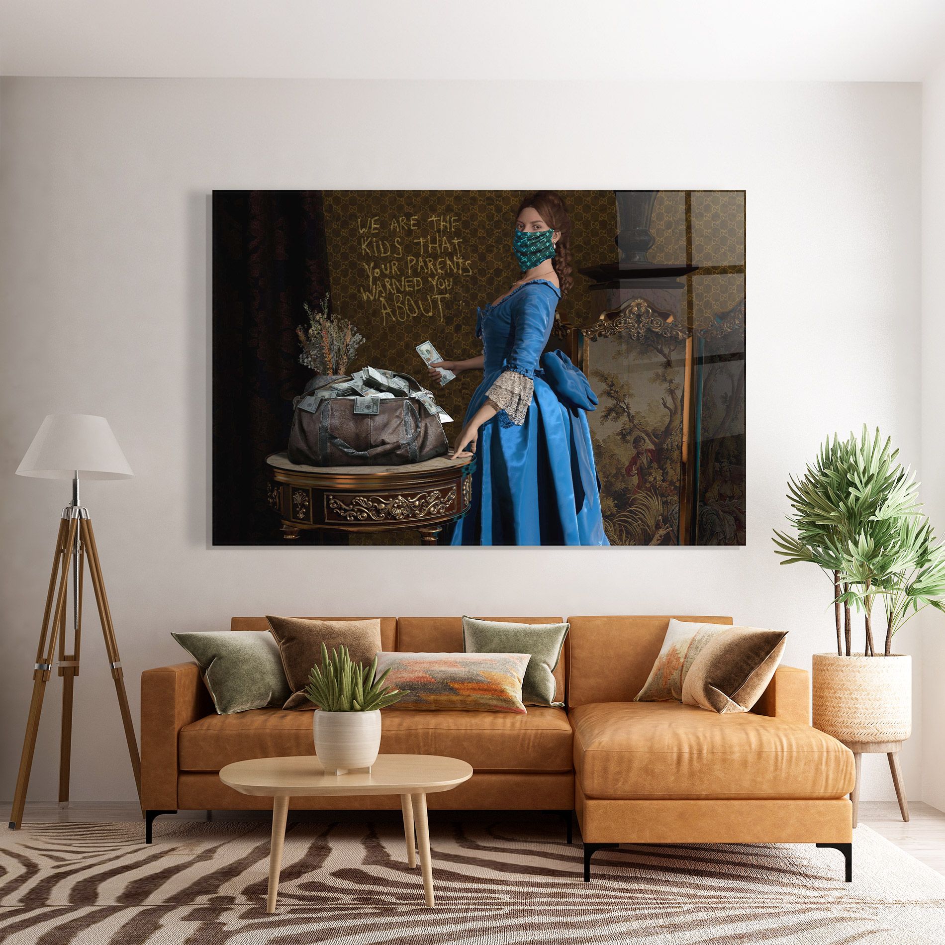 Vintage Money Heist mockup 7