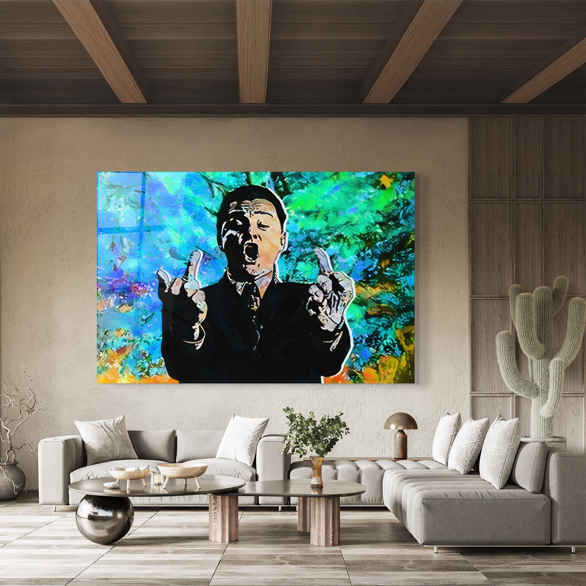 Üvegkép Flip The Bird mockup 8