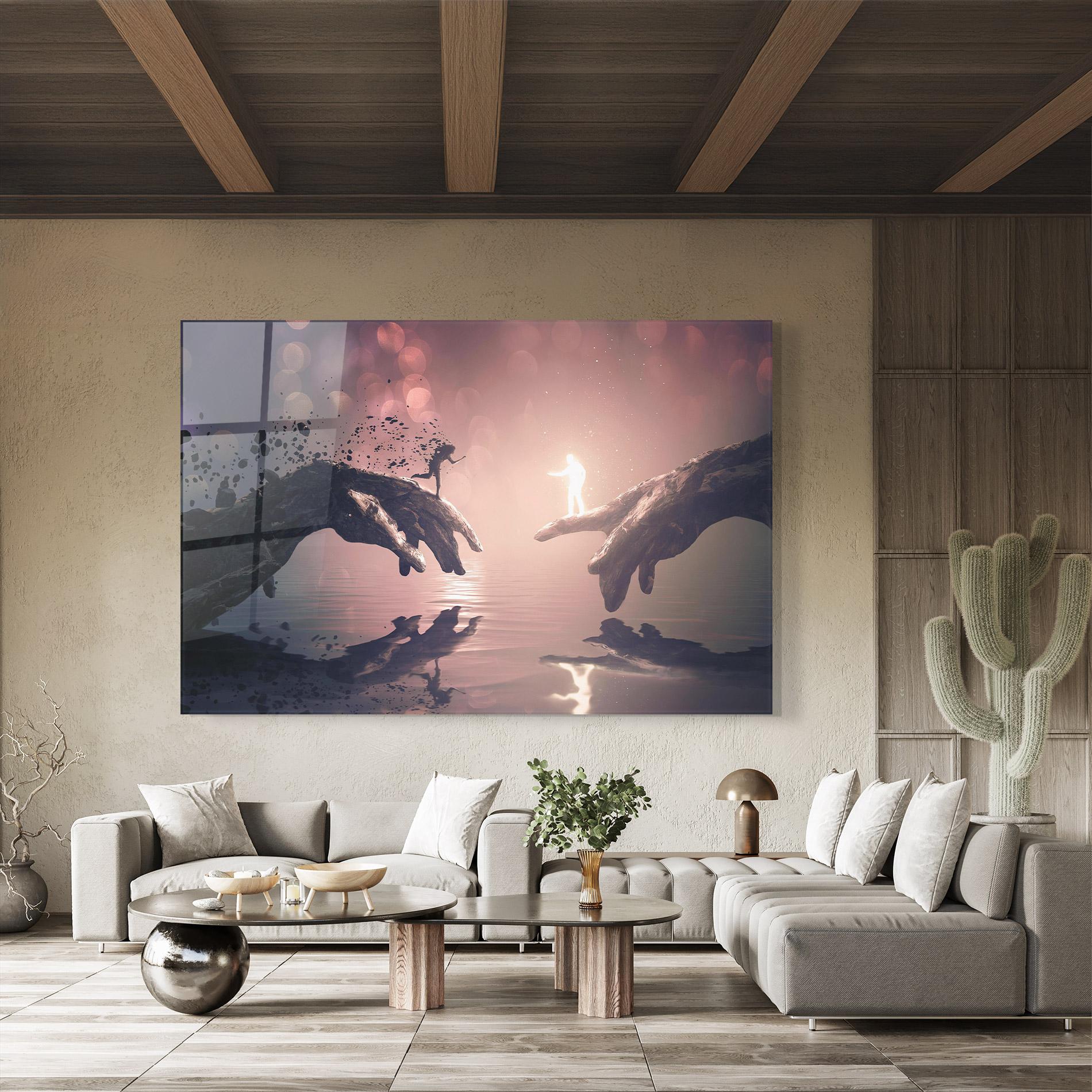 Üvegkép Life Story mockup 8