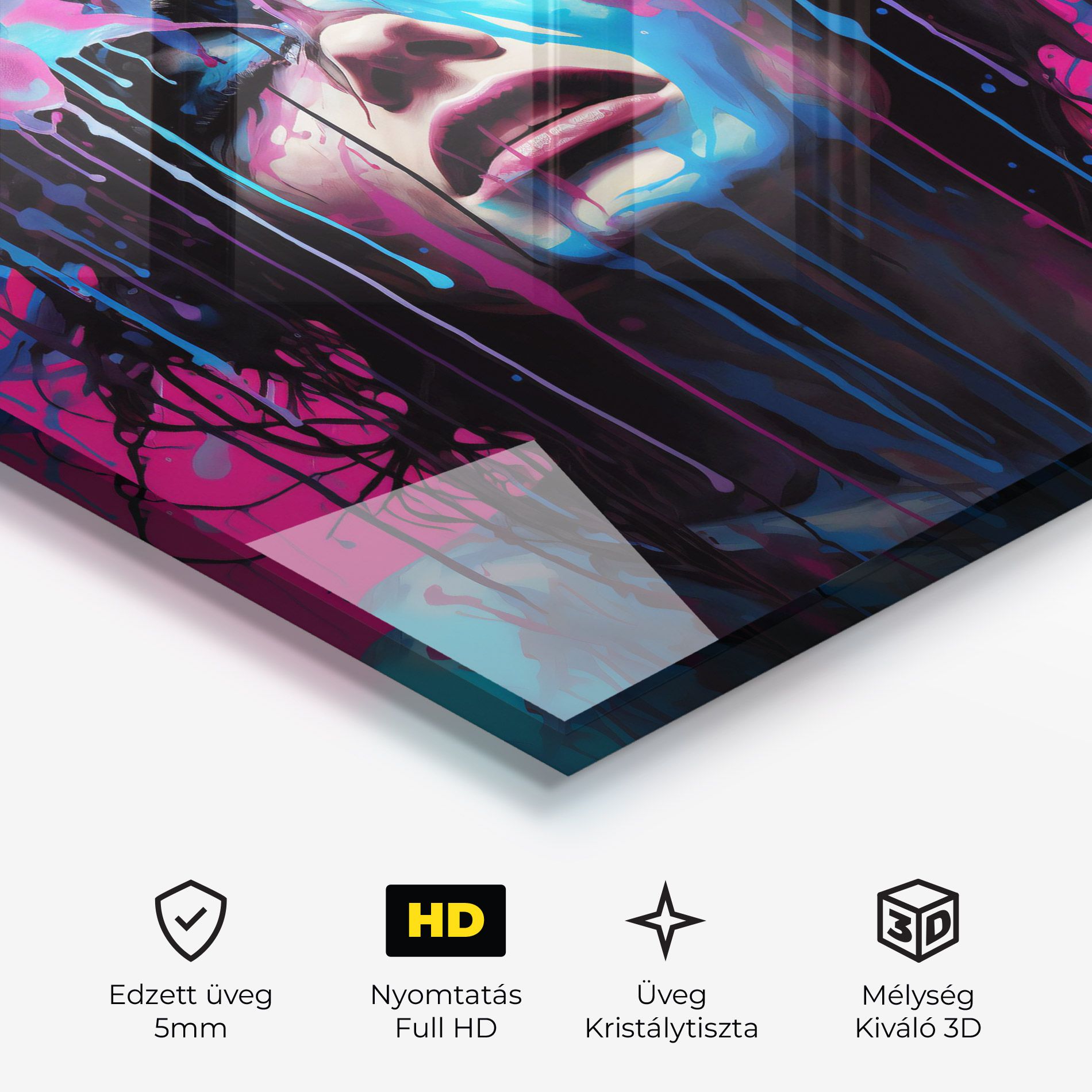 Blue Pink Woman mockup 3