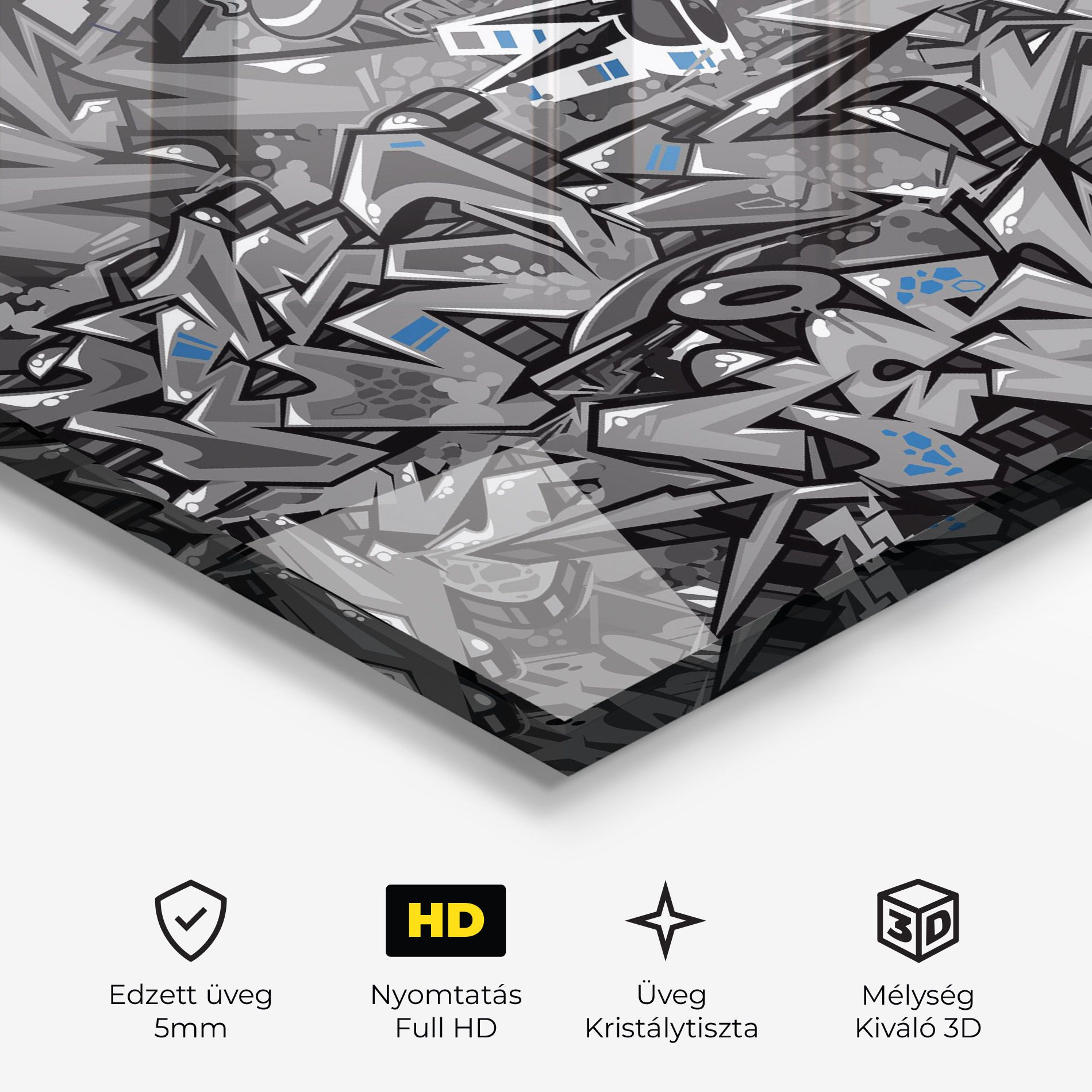 Grey Blue Graffiti mockup 3