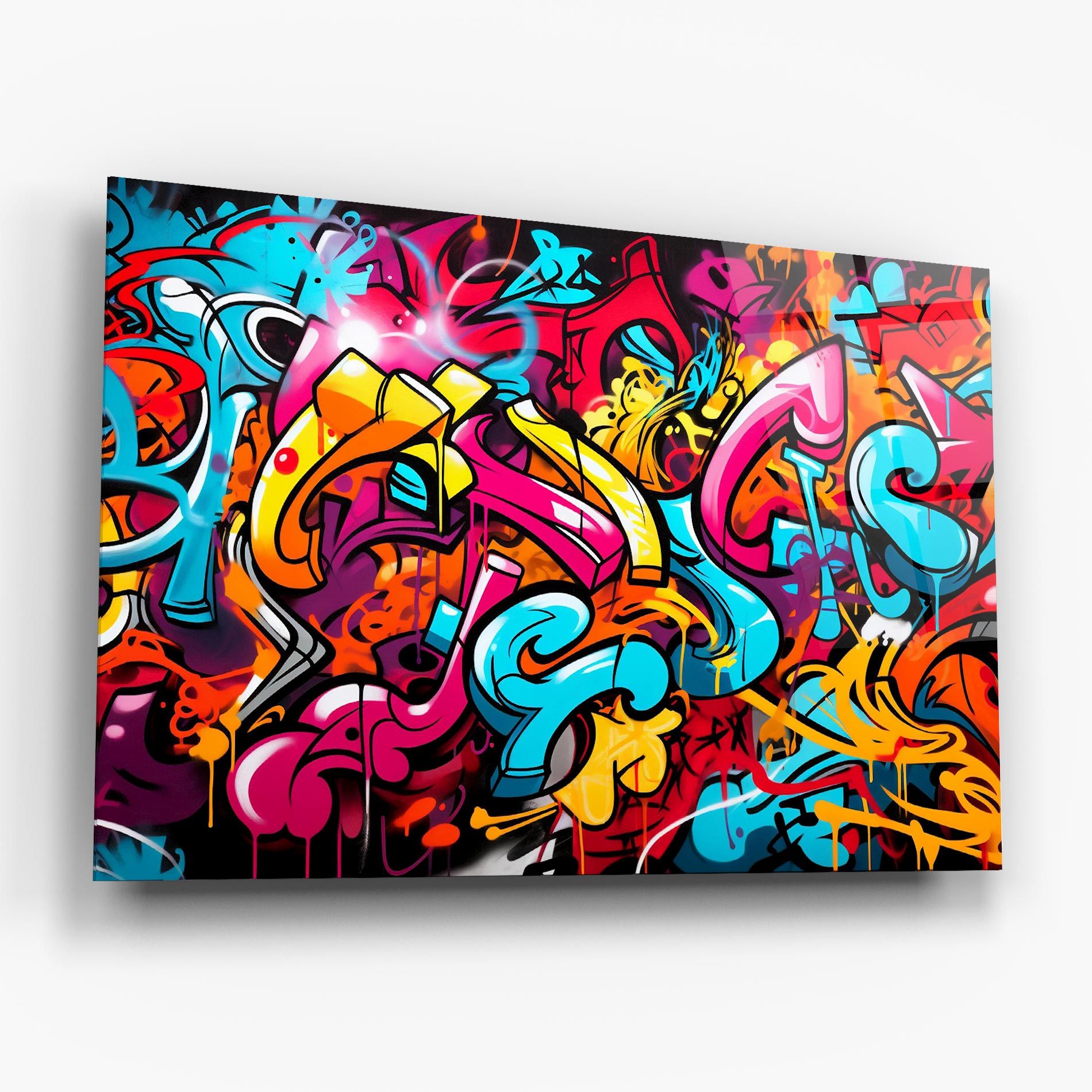 Abstract Graffiti mockup 6