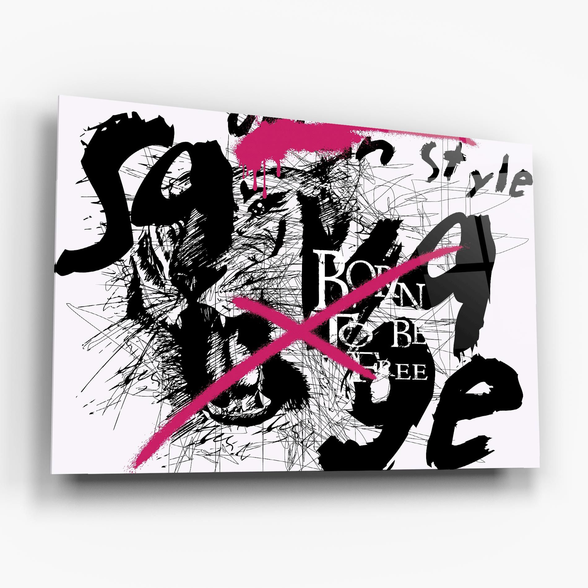 Born Free Graffiti mockup 6