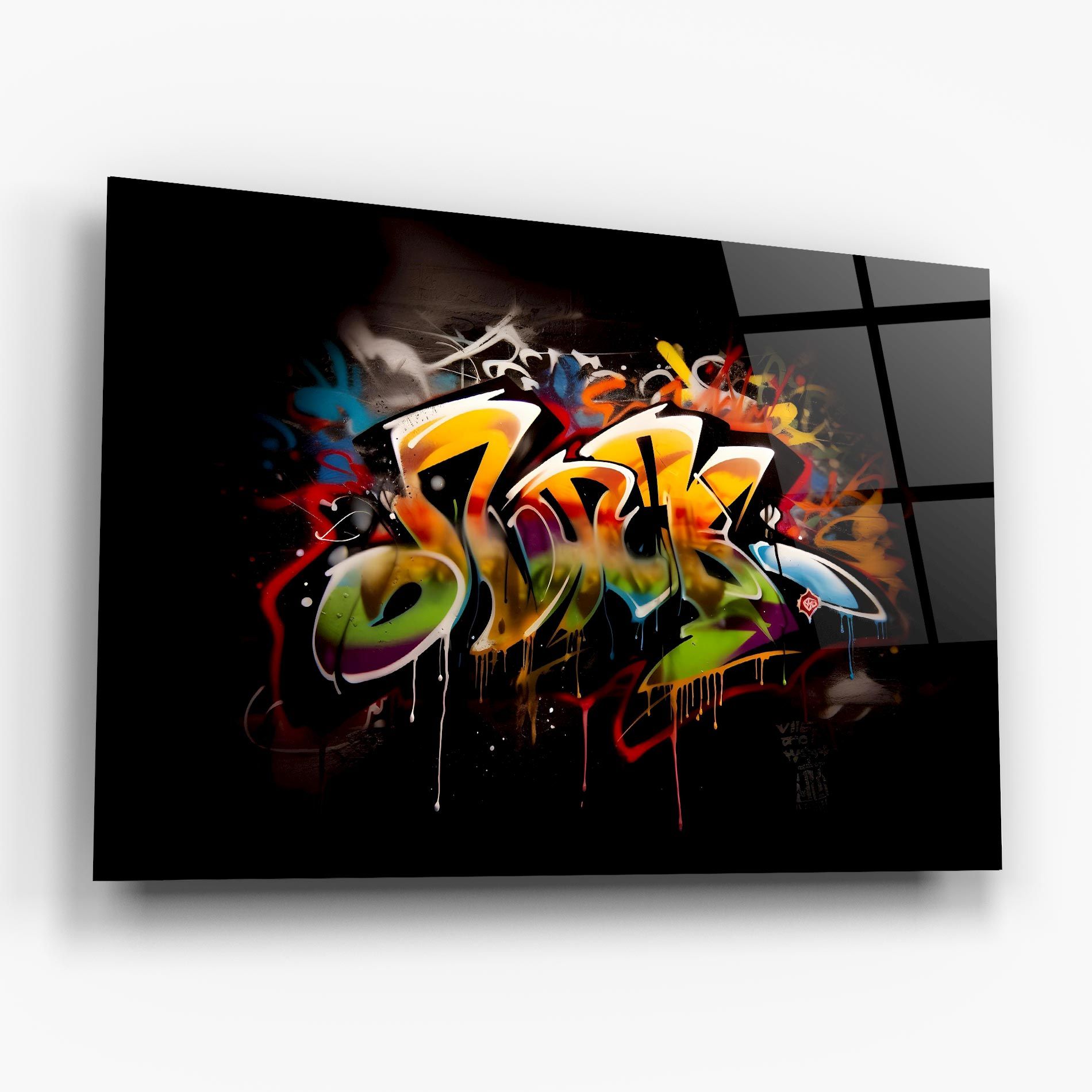 Graffiti Style Wall mockup 6
