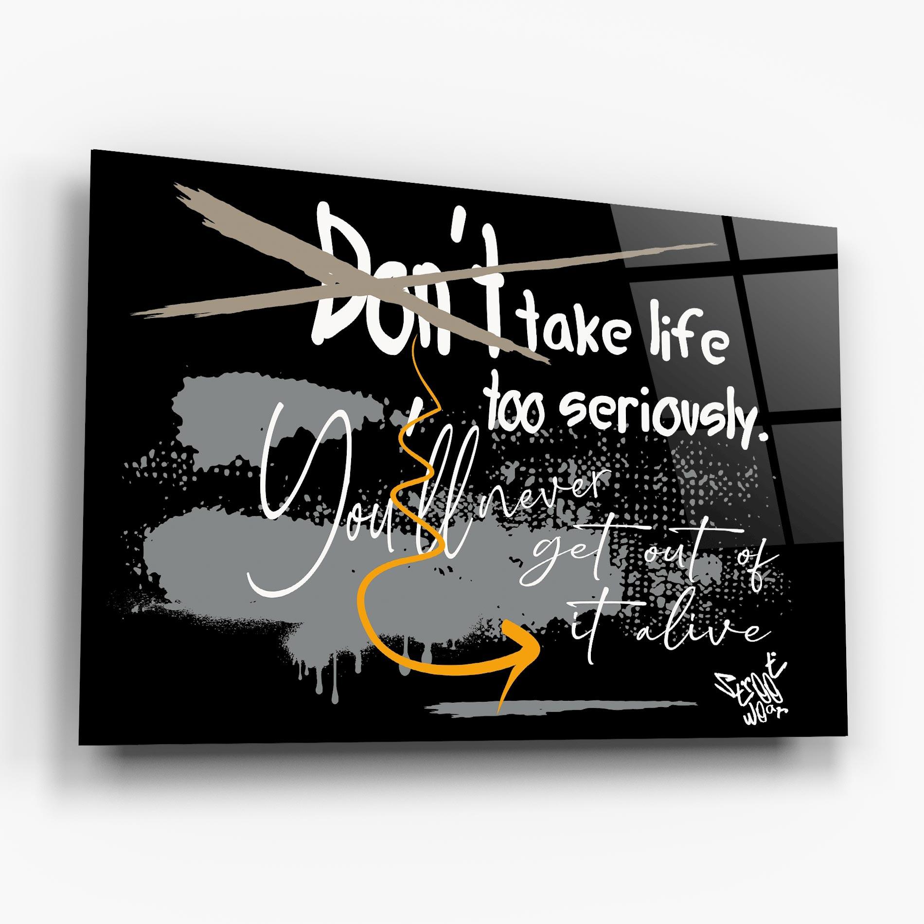 Üvegkép Grey Orange Graffiti mockup 6