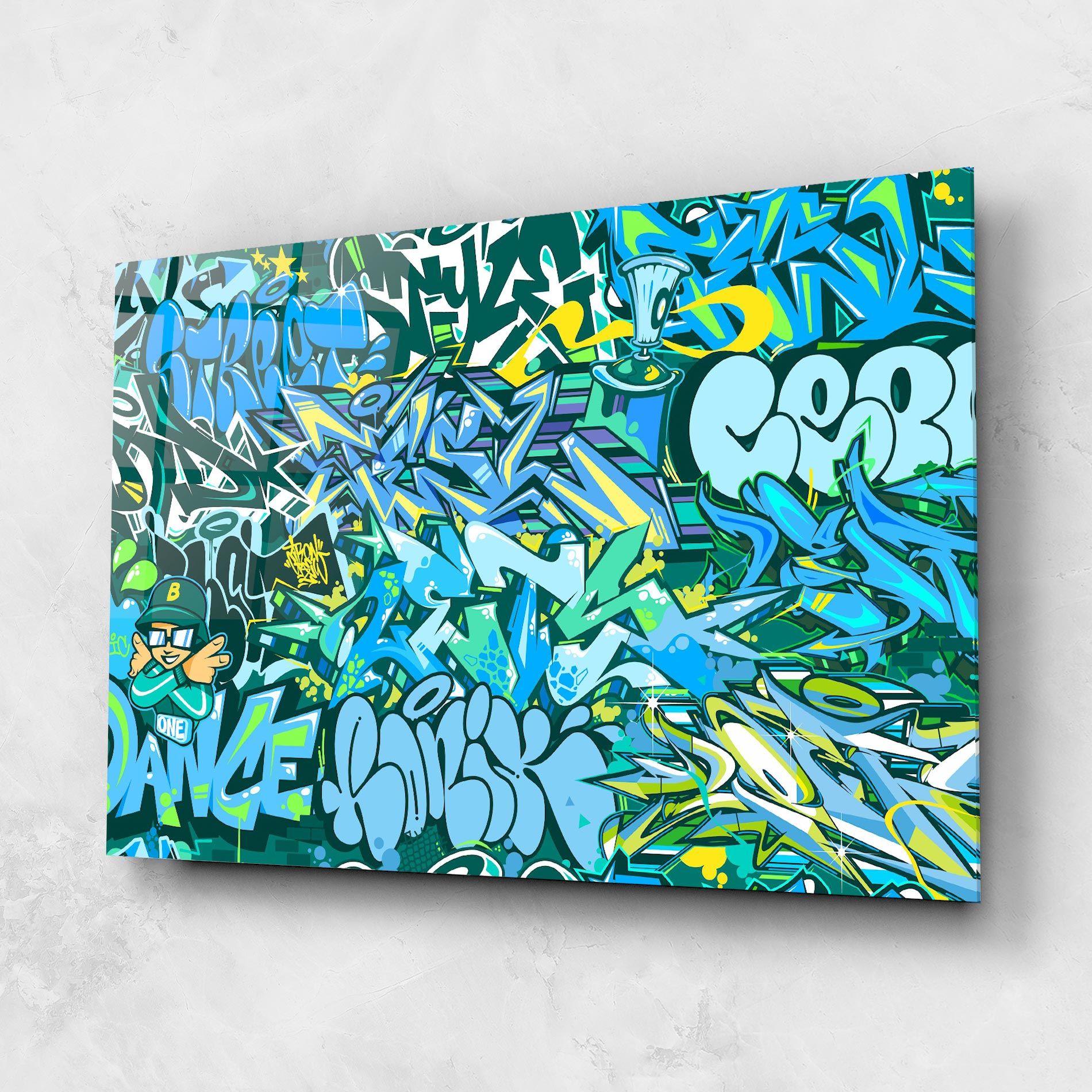 Be One Graffiti mockup 1