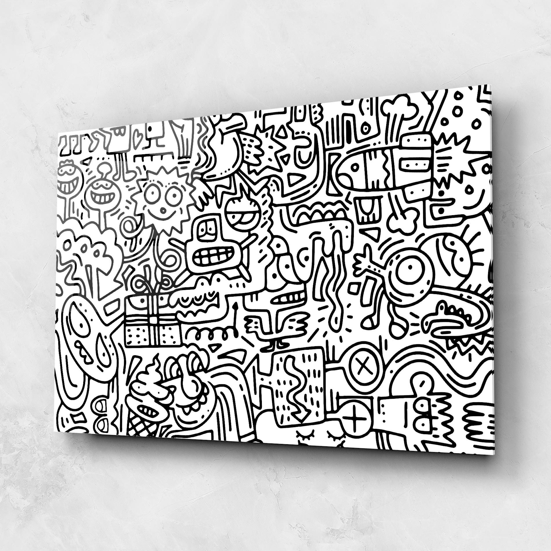 Doodle Black Line mockup 1